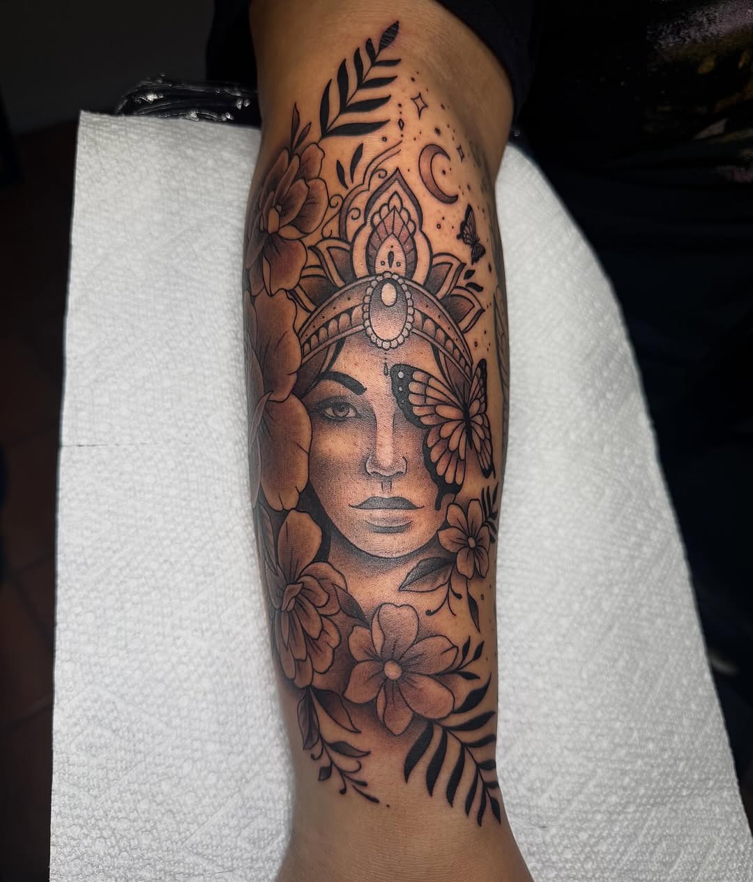 Tattoo by @jay723 — black_and_grey, realism