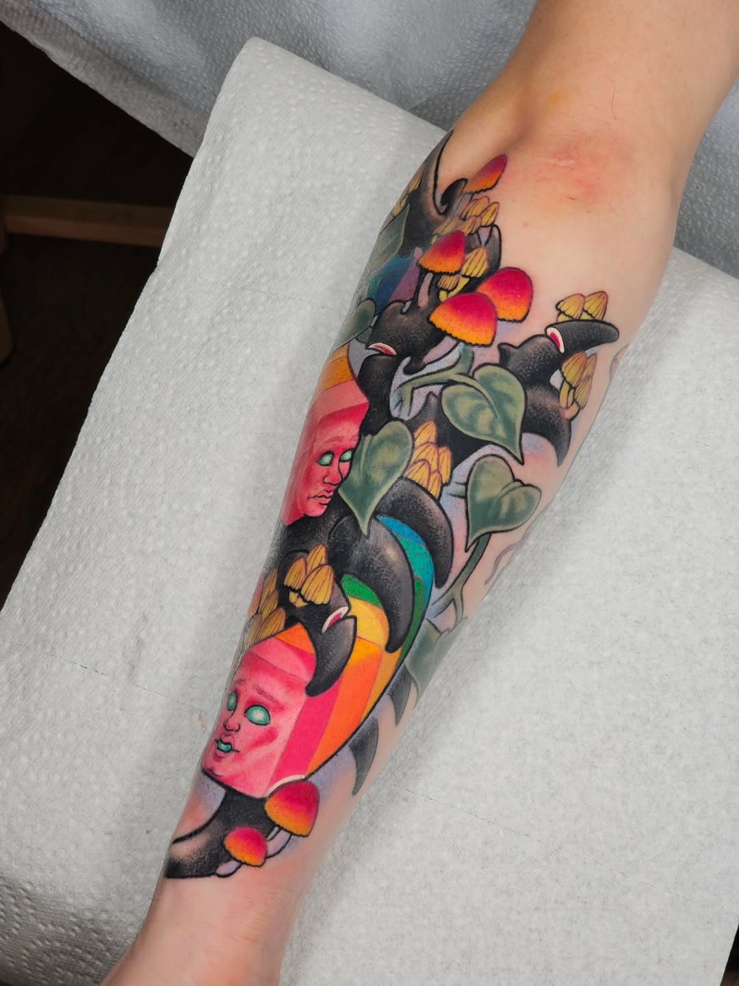 Tattoo by @zombiebellabug — new_school, surrealism