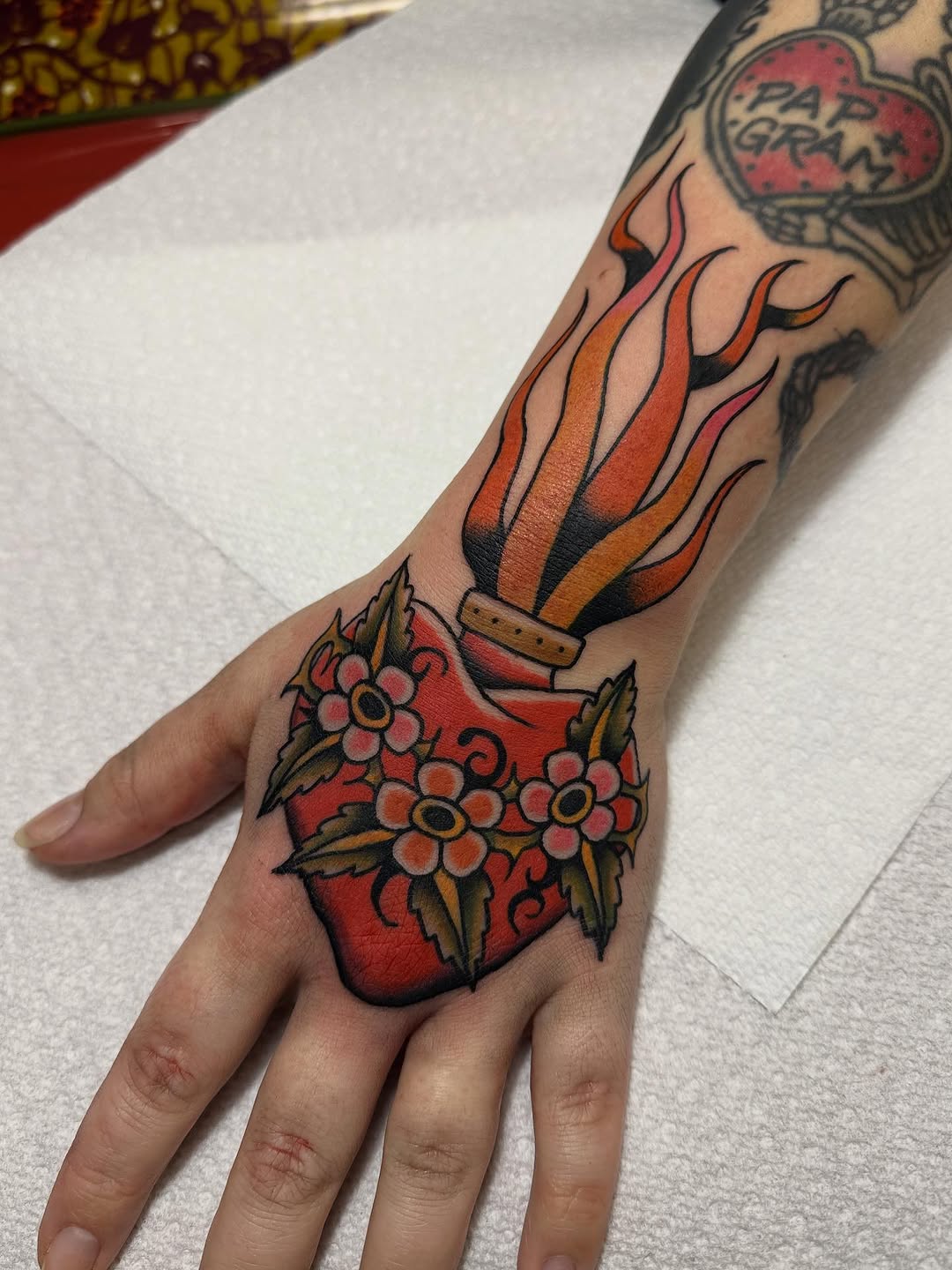 Tattoo by @hannaheddytattoo โ american_traditional