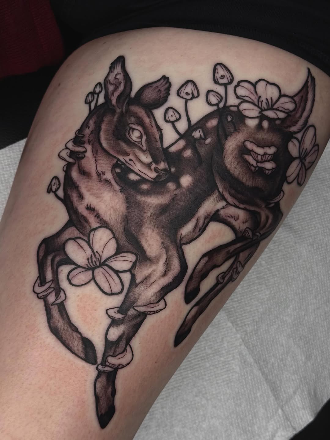 Tattoo by @starrdvst_ โ black_and_grey, realism