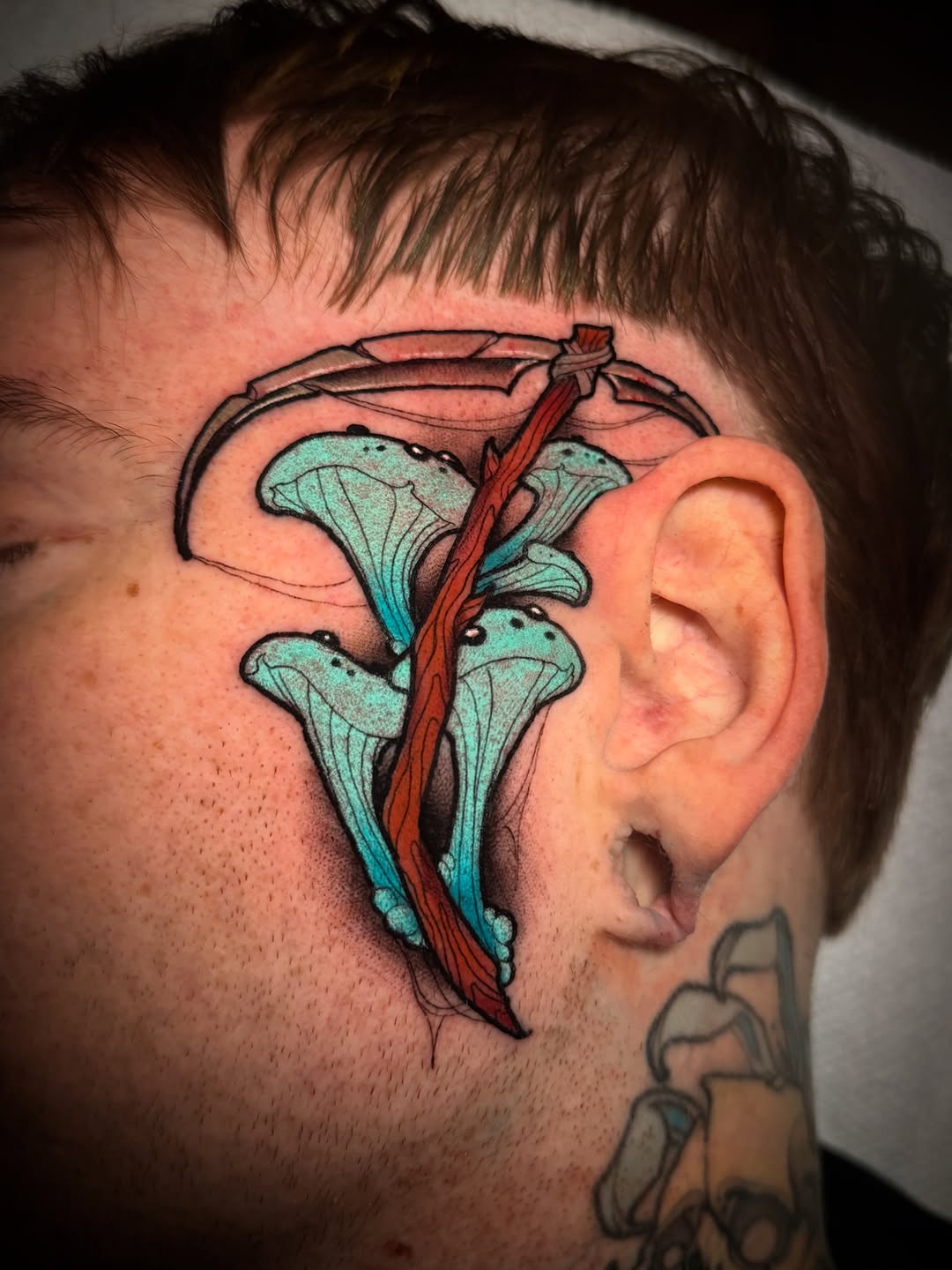 Tattoo by @daveoztattoo — illustrative, dark_realism