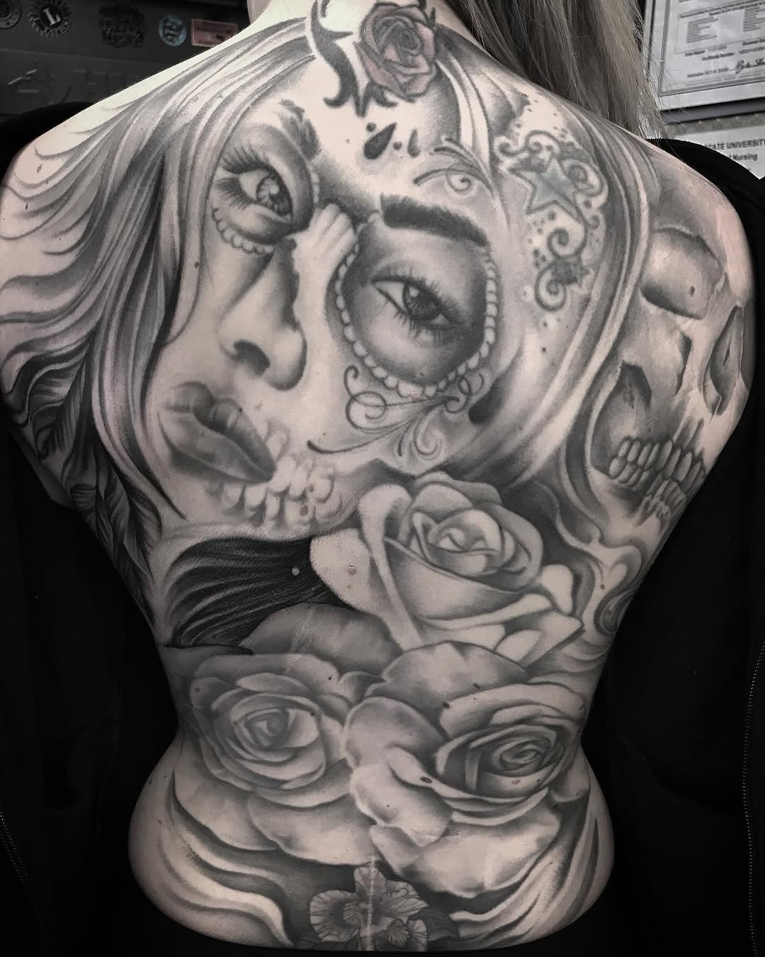 Tattoo by @freehandinbrandon — realism, black_and_grey