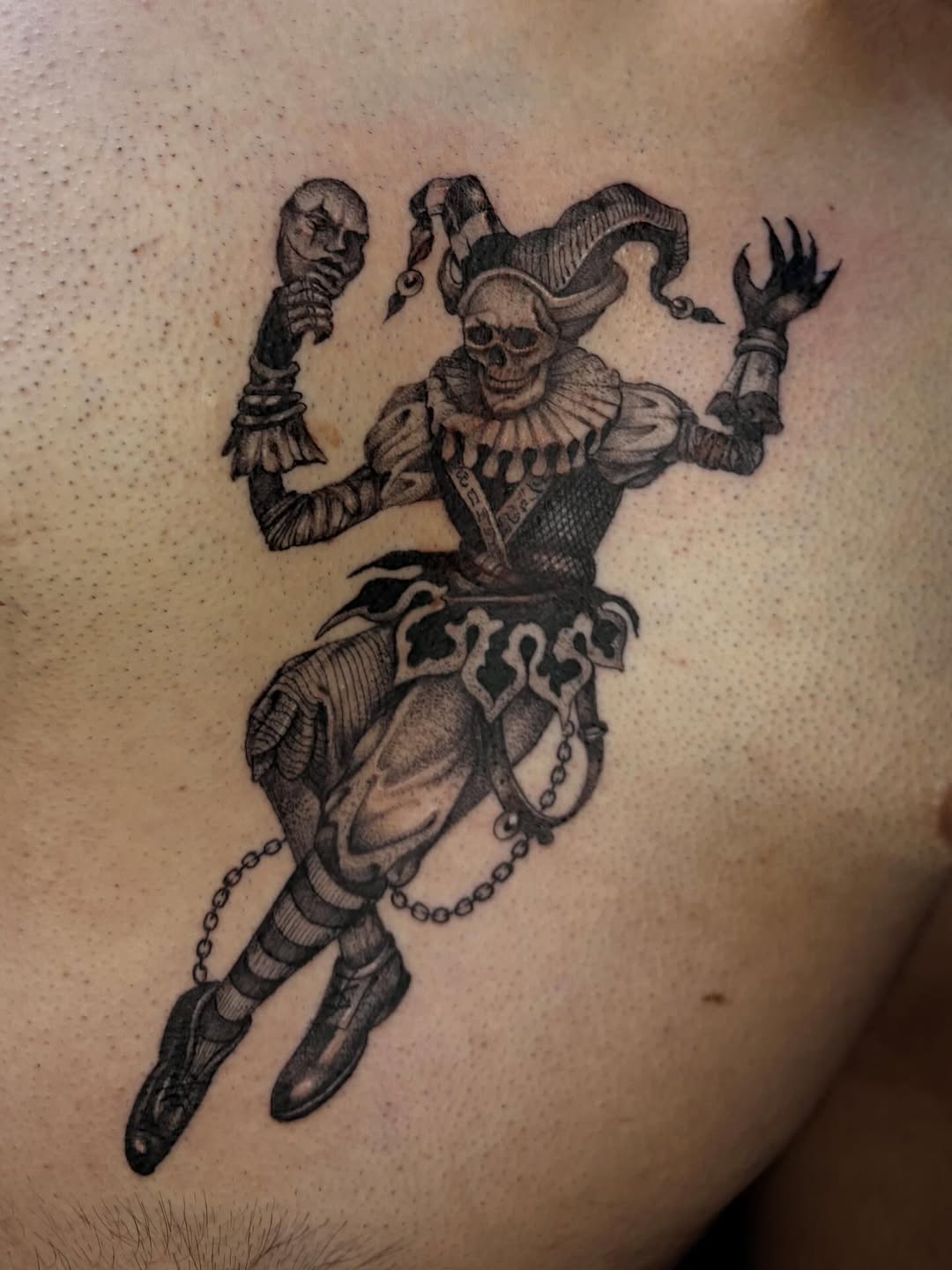 Tattoo by @nickel.95 — black_and_grey, realism