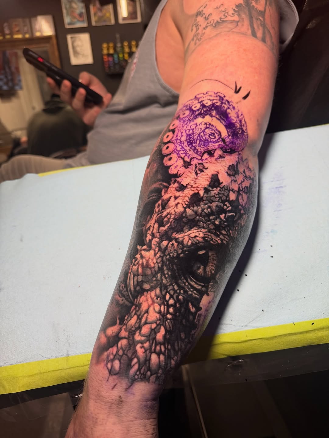 Tattoo by @yeinstattoos — realism, black_and_grey