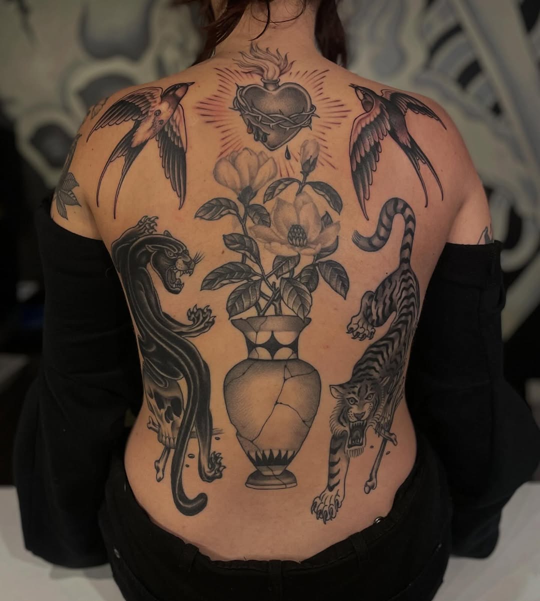 Tattoo by @baronvonphil โ black_and_grey, realism