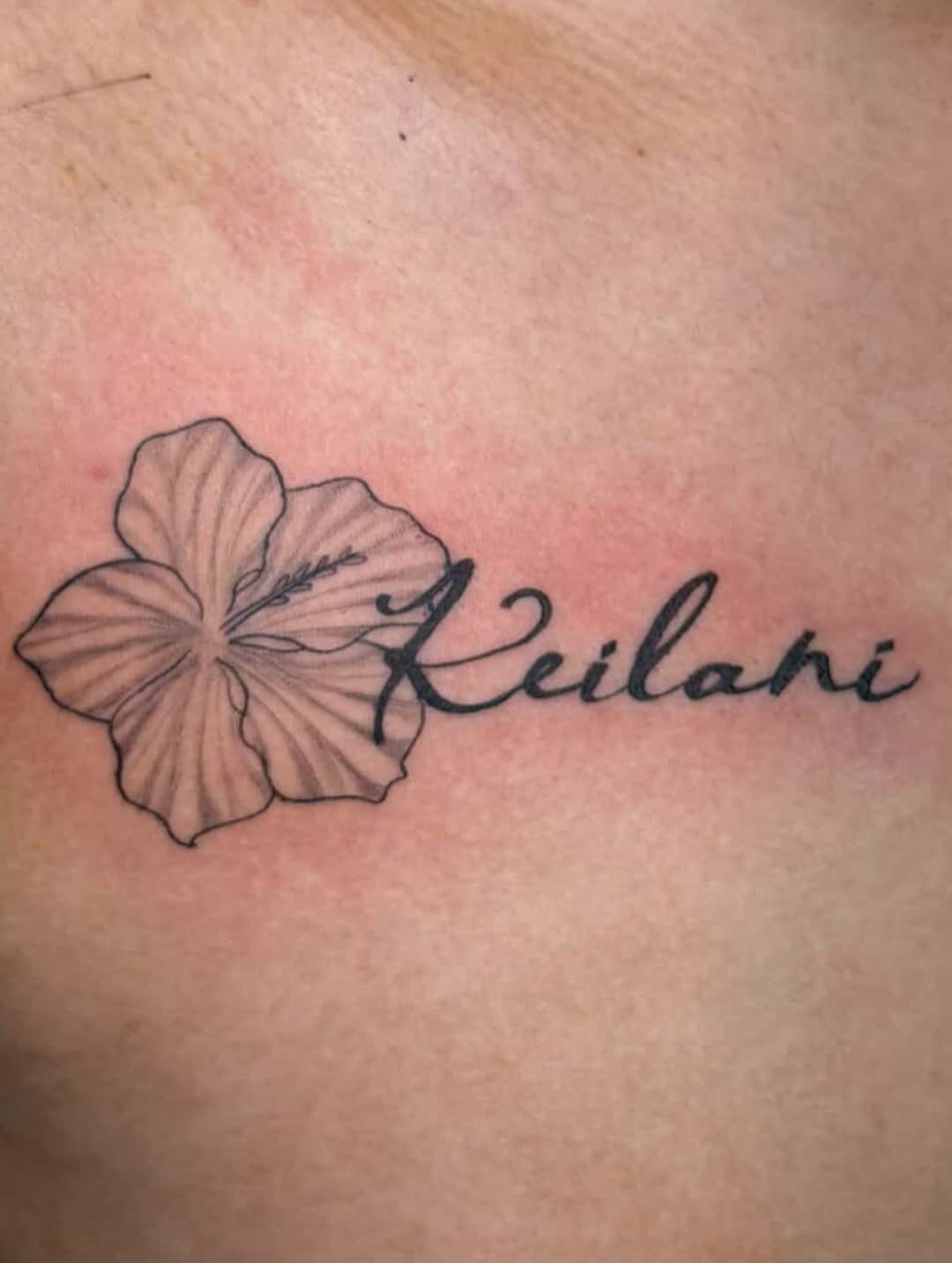 Tattoo by @adderallines — lettering_script