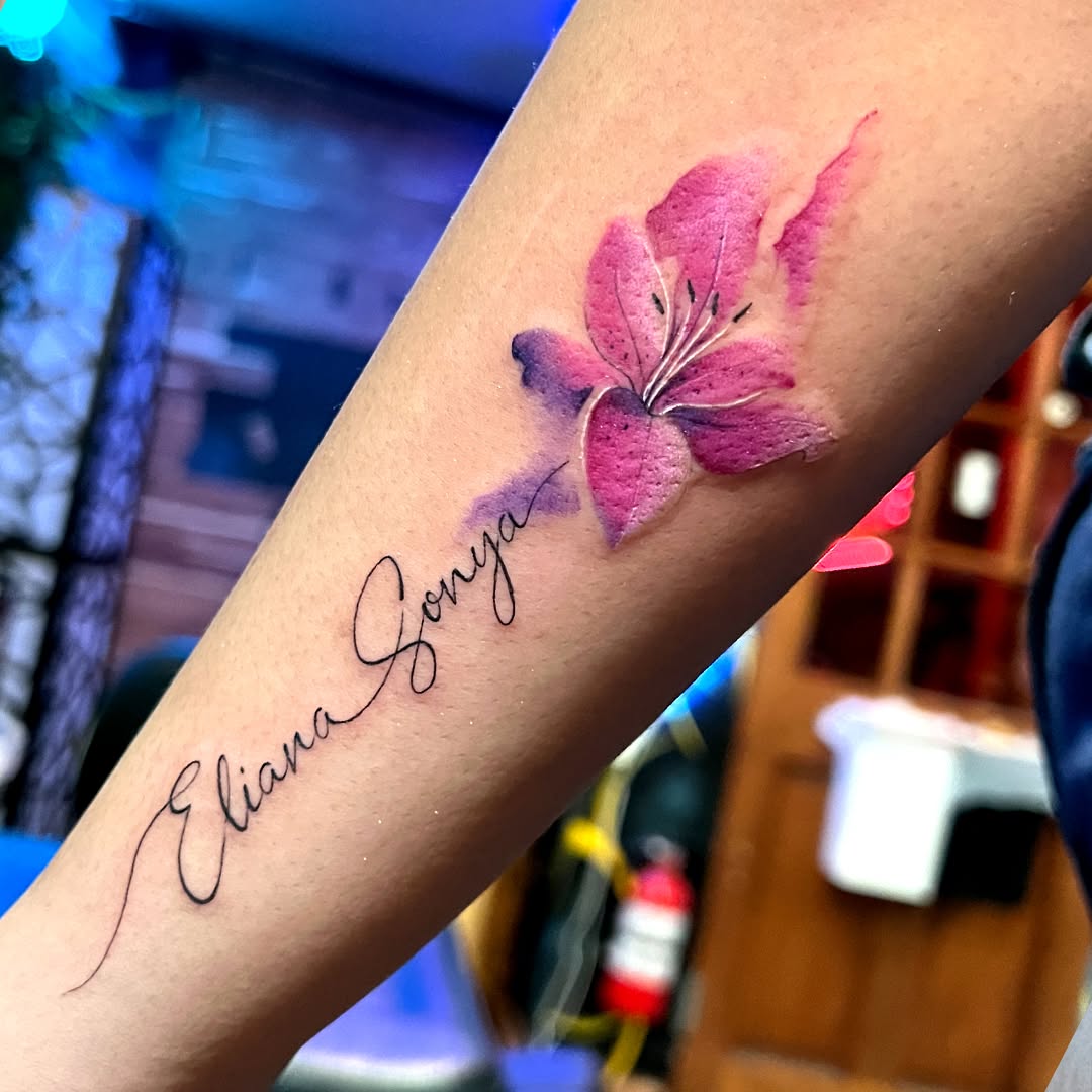 Tattoo by @brikrangeltattoo — fine_line, watercolor