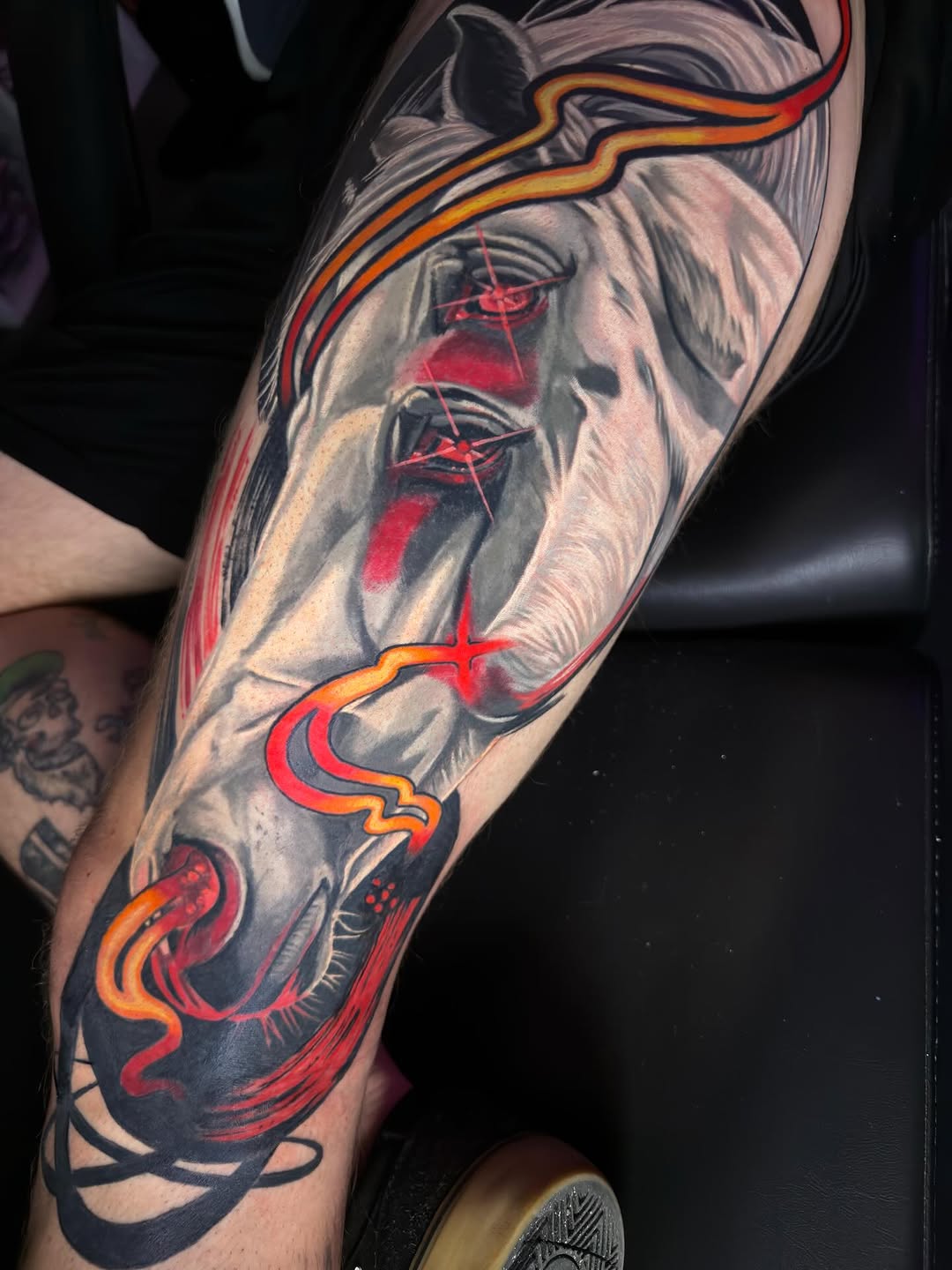 Tattoo by @s13.ink — realism, trash_polka