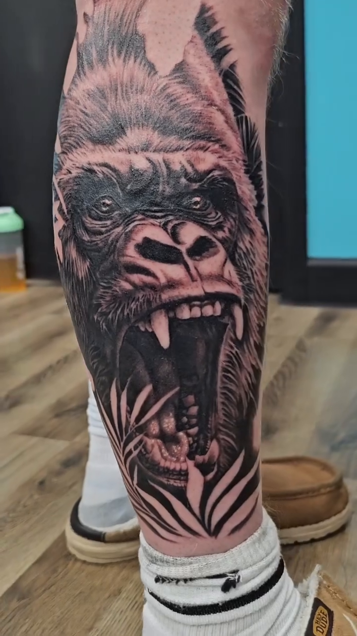 Tattoo by @blovetattoo — realism, black_and_grey