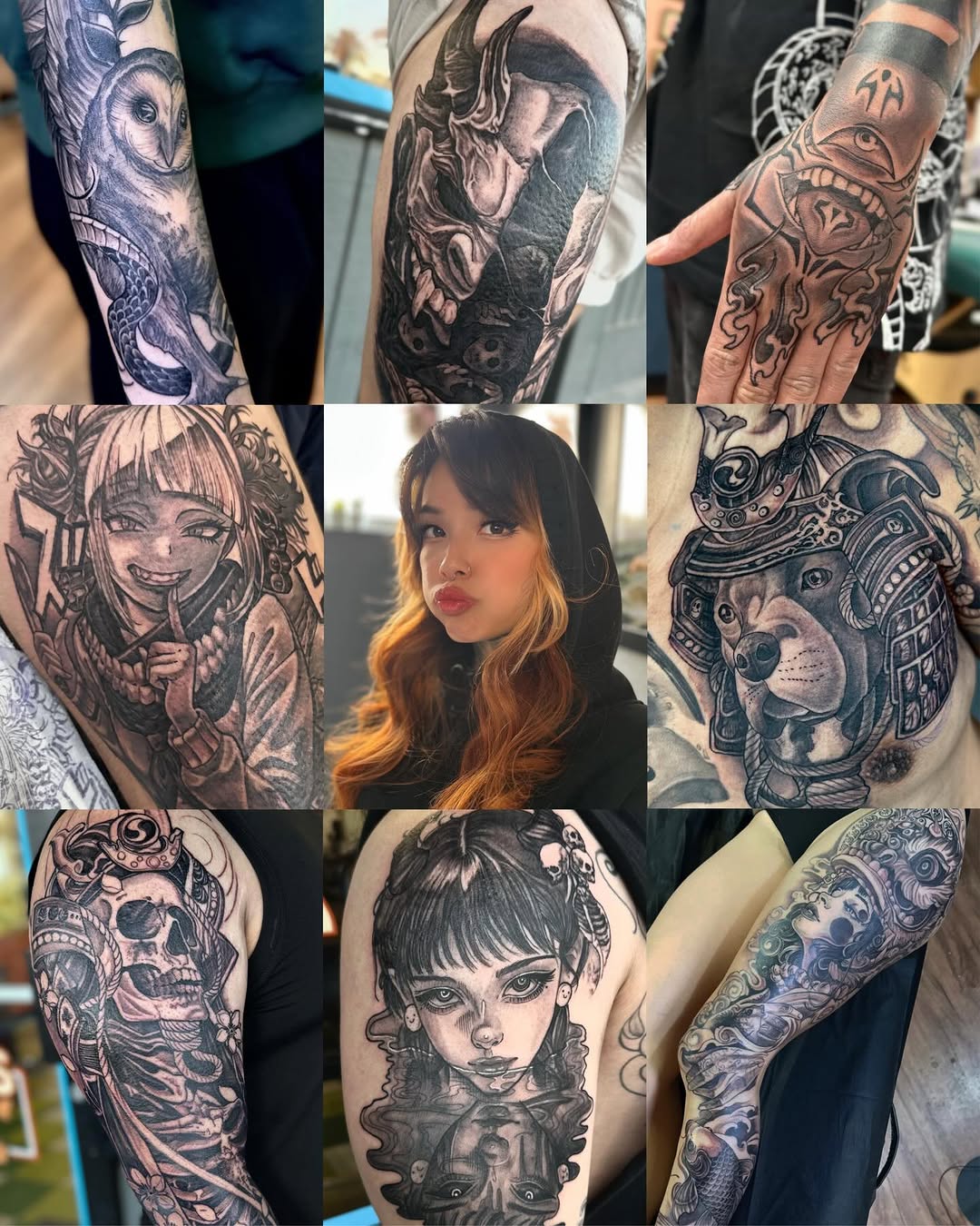 Tattoo by @mathildy — black_and_grey