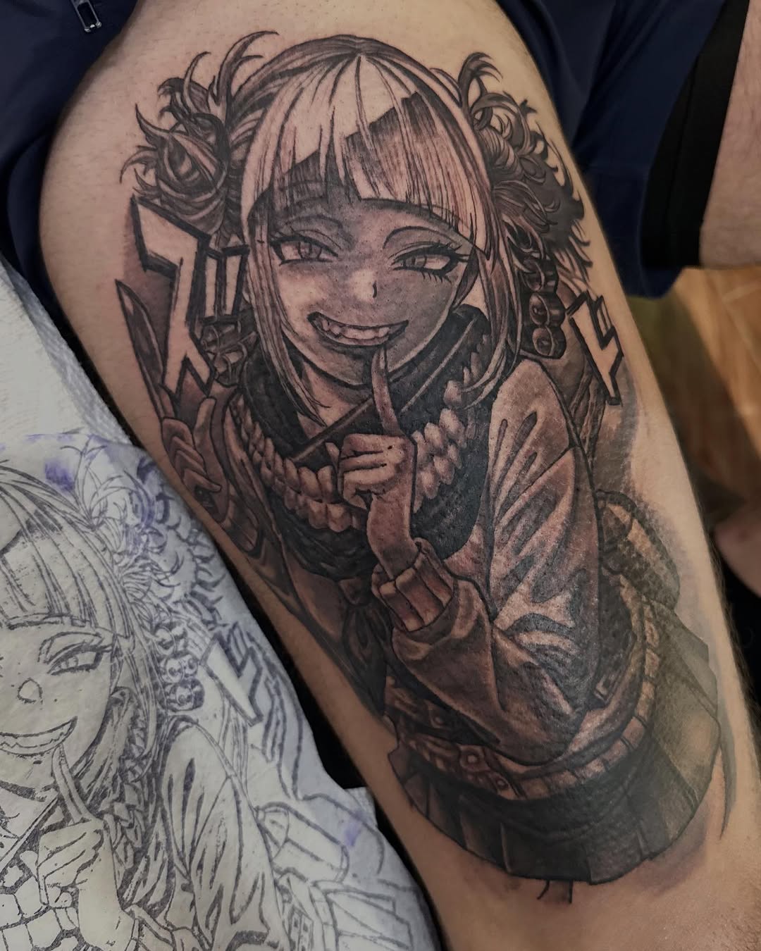 Tattoo by @mathildy — anime