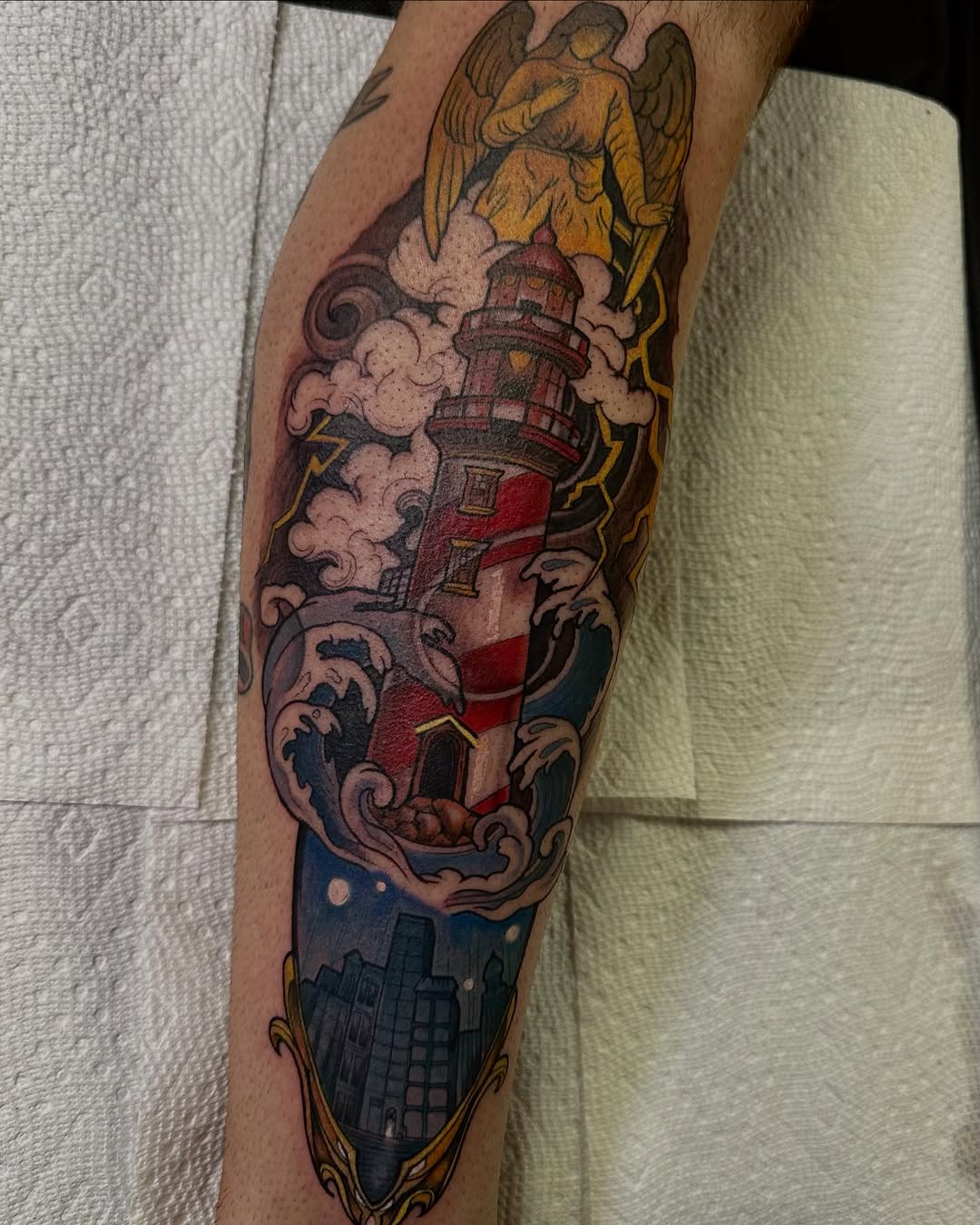 Tattoo by @mathildy — new_school