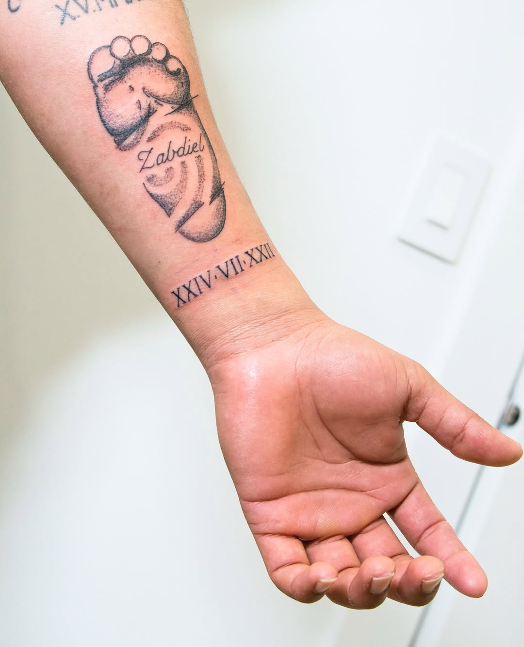 Tattoo by @wild_waves_ink — fine_line, lettering_script