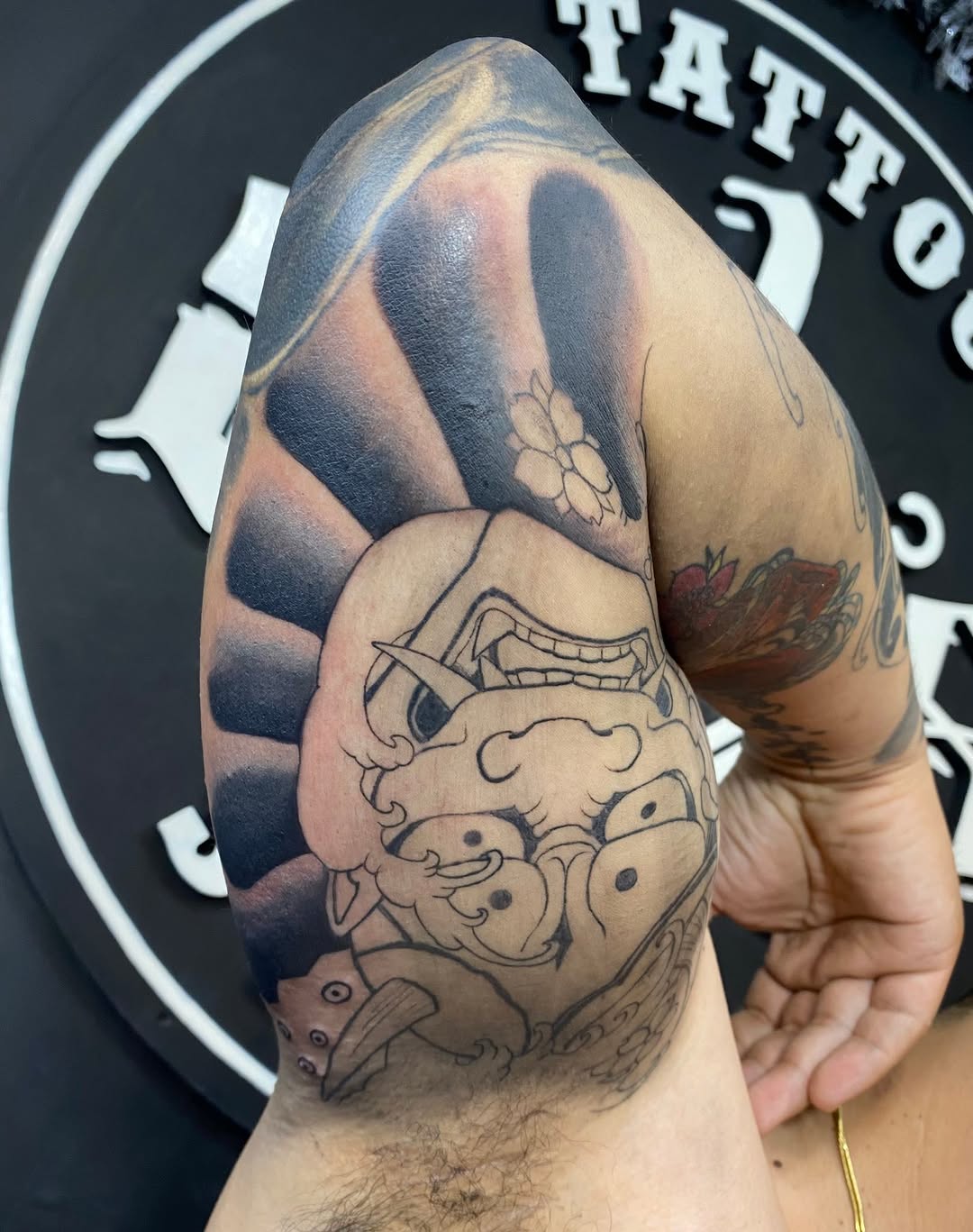 Tattoo by @ferdsvillanueva — japanese_irezumi, black_and_grey