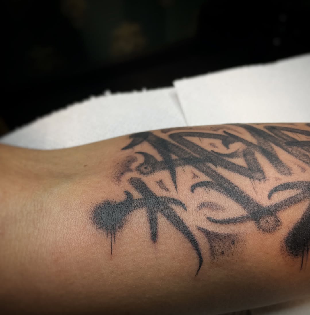 Tattoo by @blot_tattoo — blackwork
