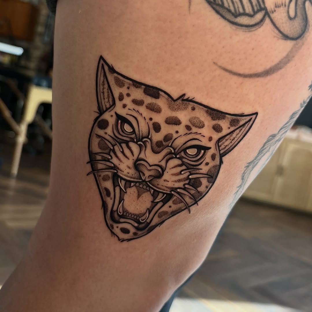 Tattoo by @strangegraves.ink — american_traditional, black_and_grey