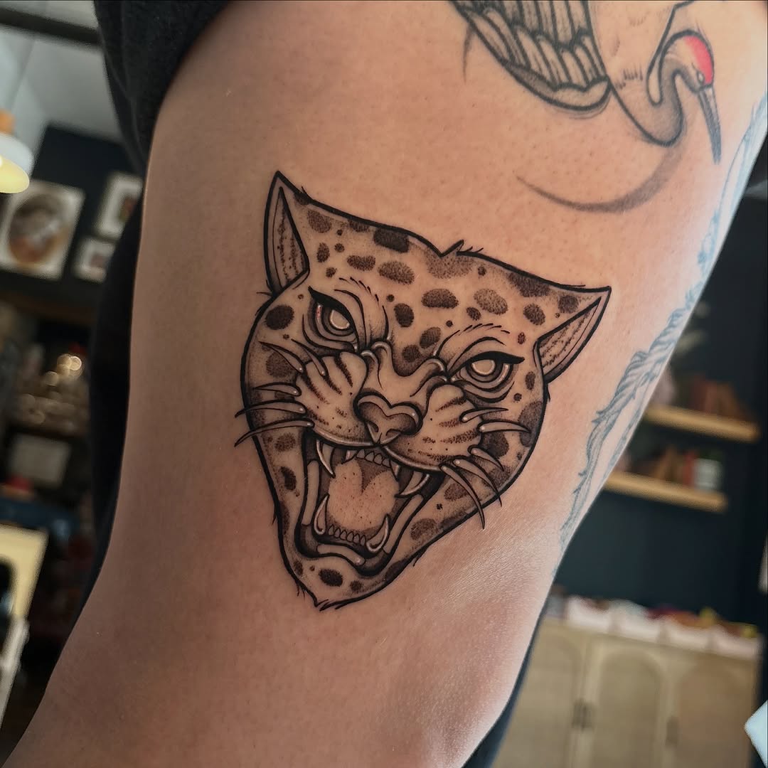 Tattoo by @strangegraves.ink — american_traditional, black_and_grey
