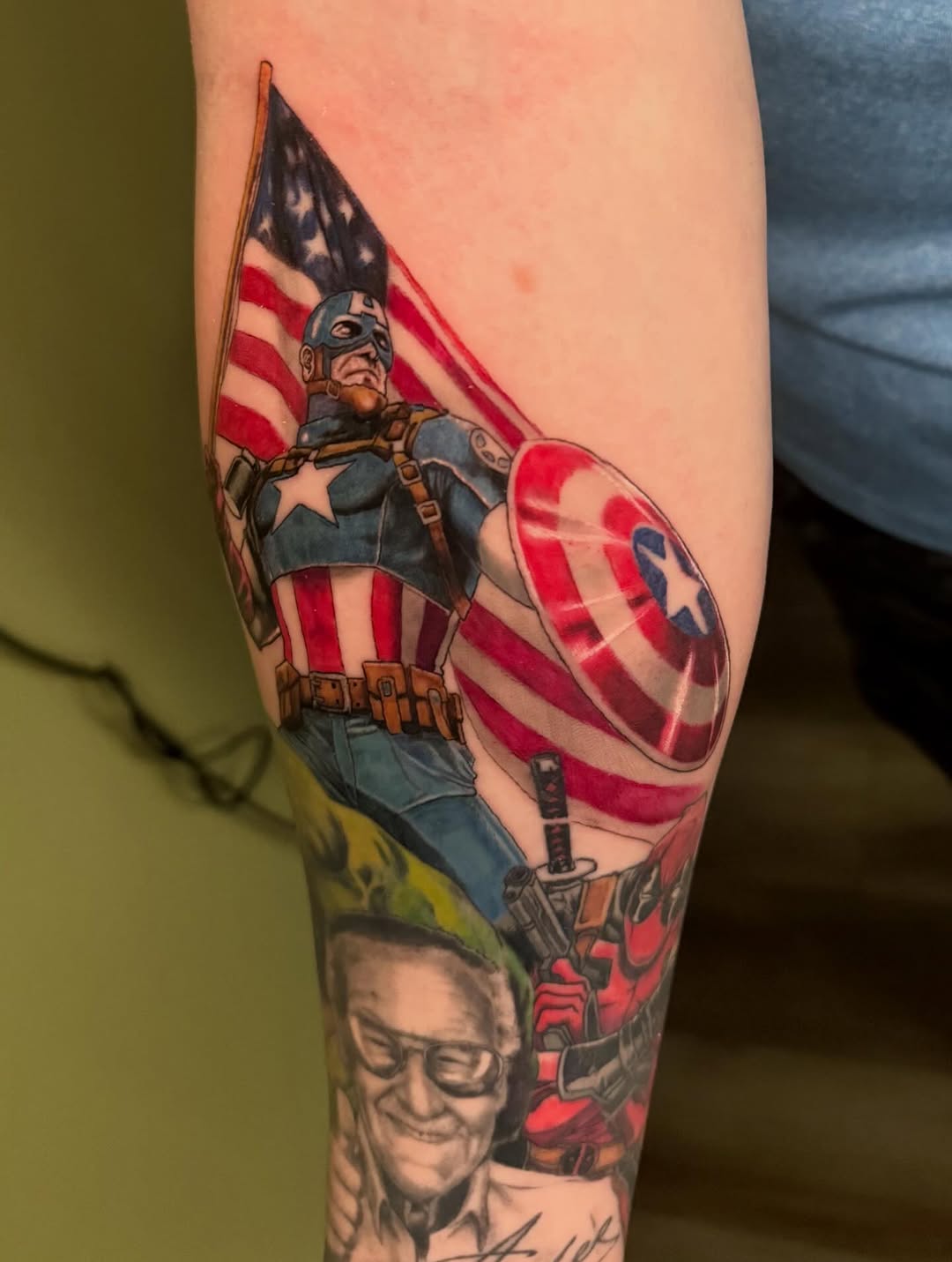 Tattoo by @abnormega_tattooartist — realism, anime