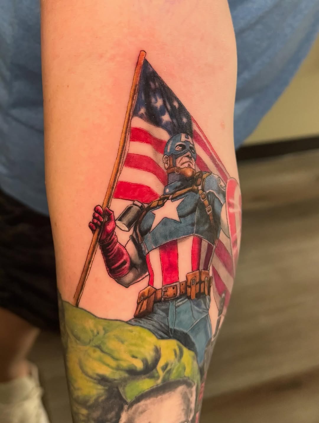 Tattoo by @abnormega_tattooartist — realism, anime