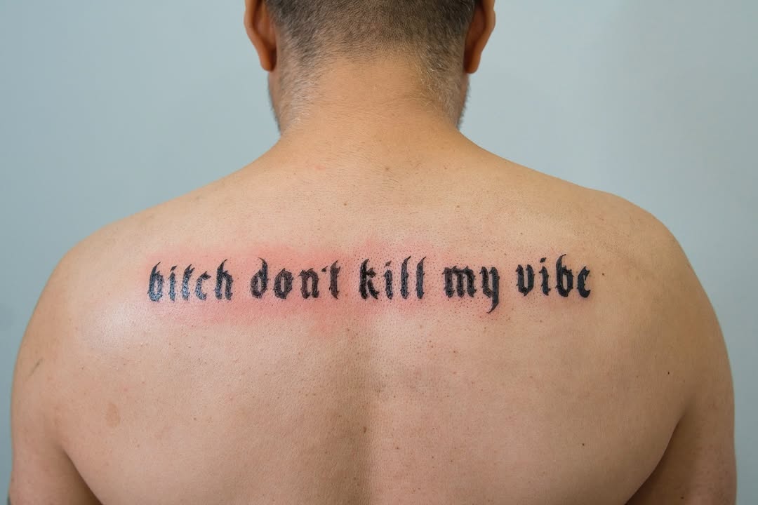 Tattoo by @wild_waves_ink — lettering_script