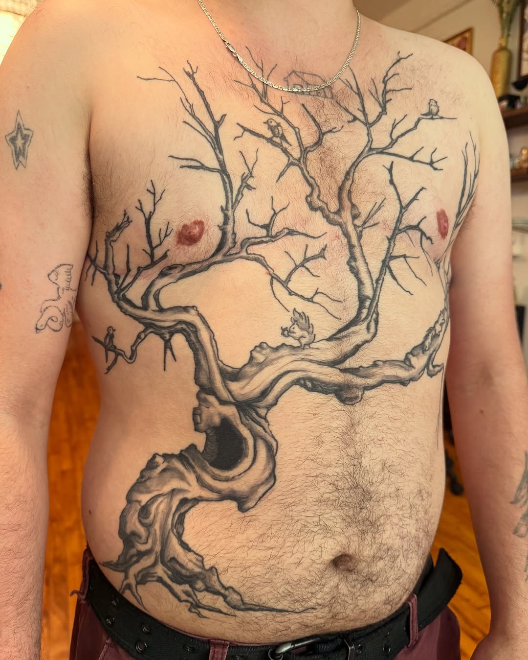Tattoo by @patternfreak — black_and_grey, realism