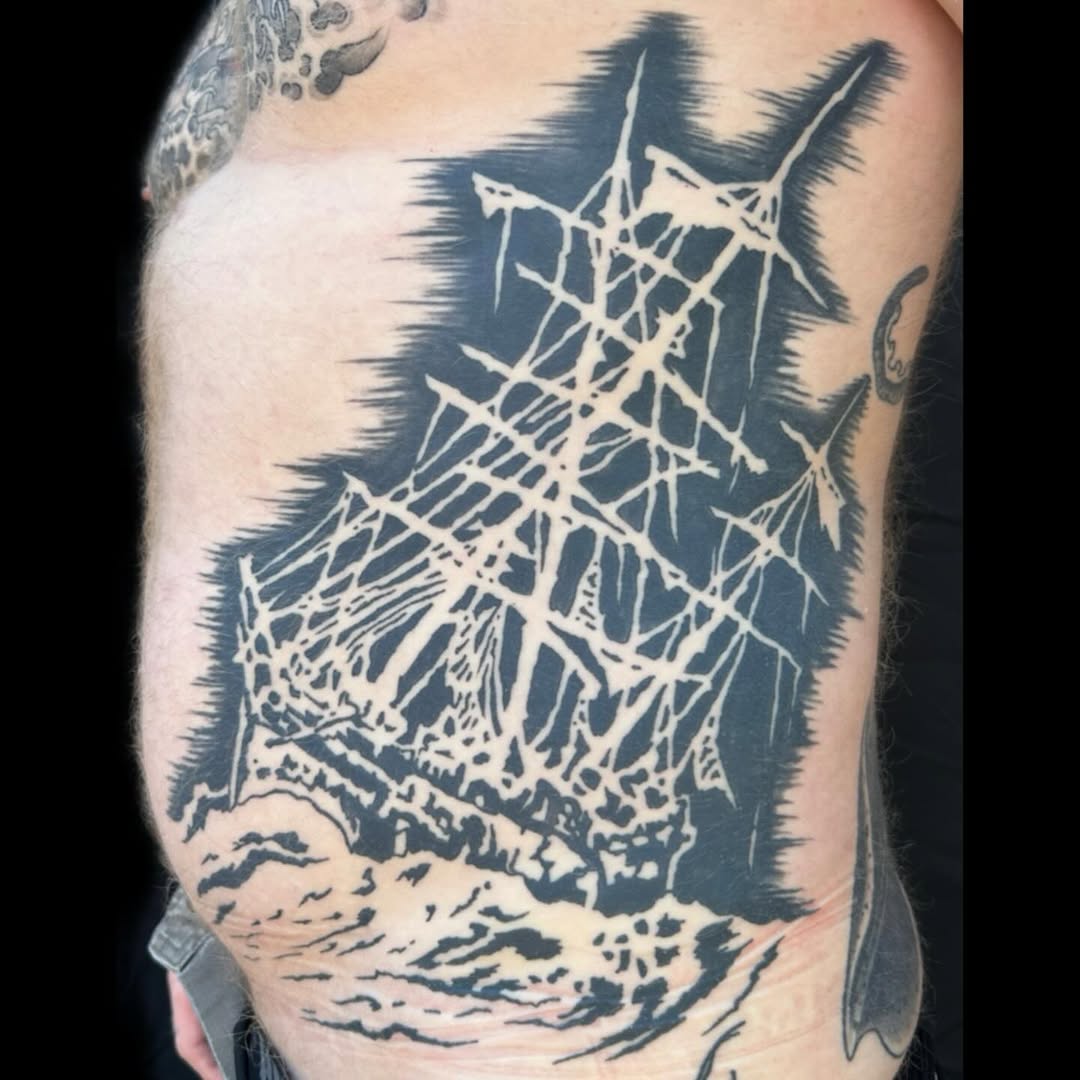 Tattoo by @j_bradbury3 — blackwork