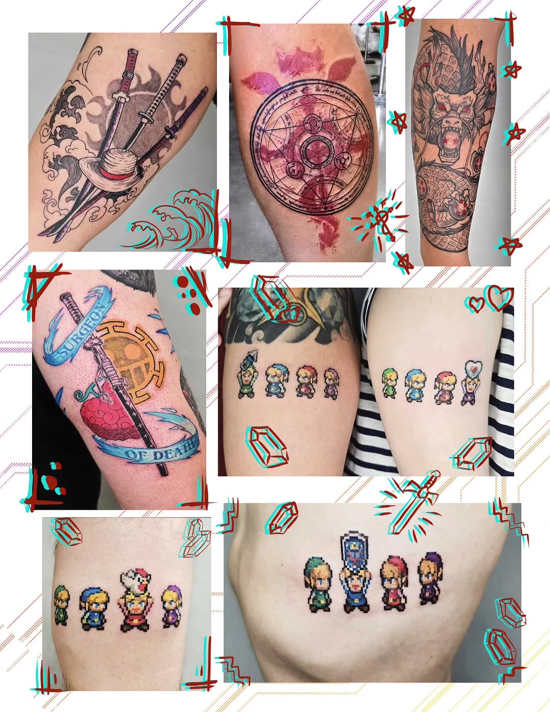 Tattoo by @dragonrock_tattoos — anime