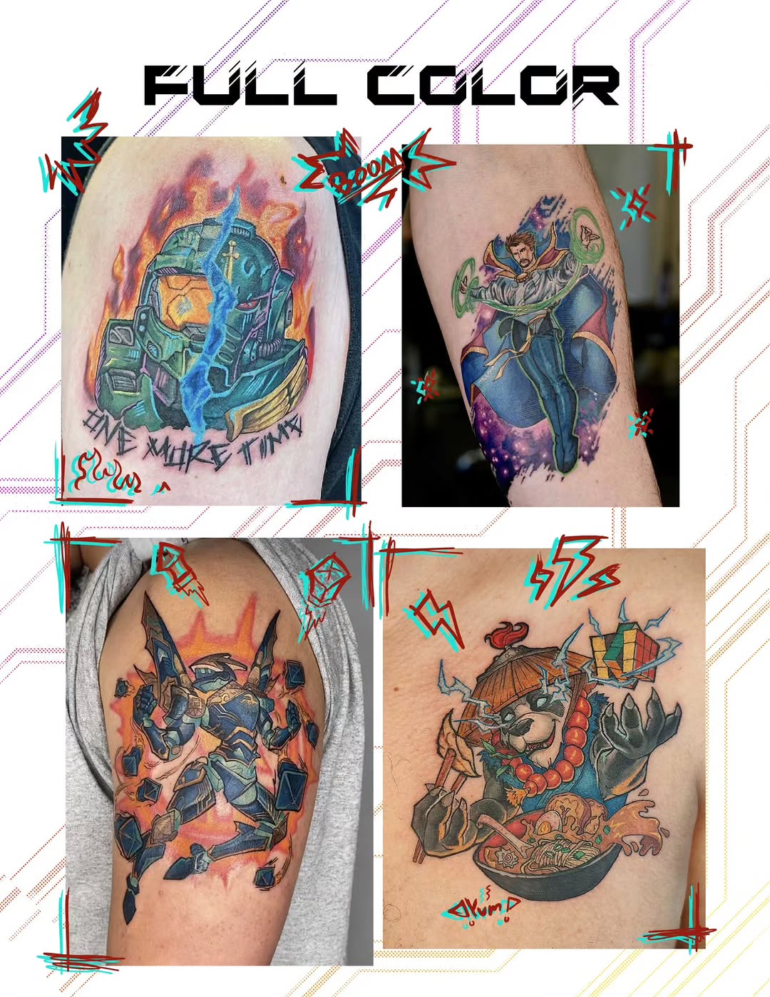 Tattoo by @dragonrock_tattoos — new_school, anime