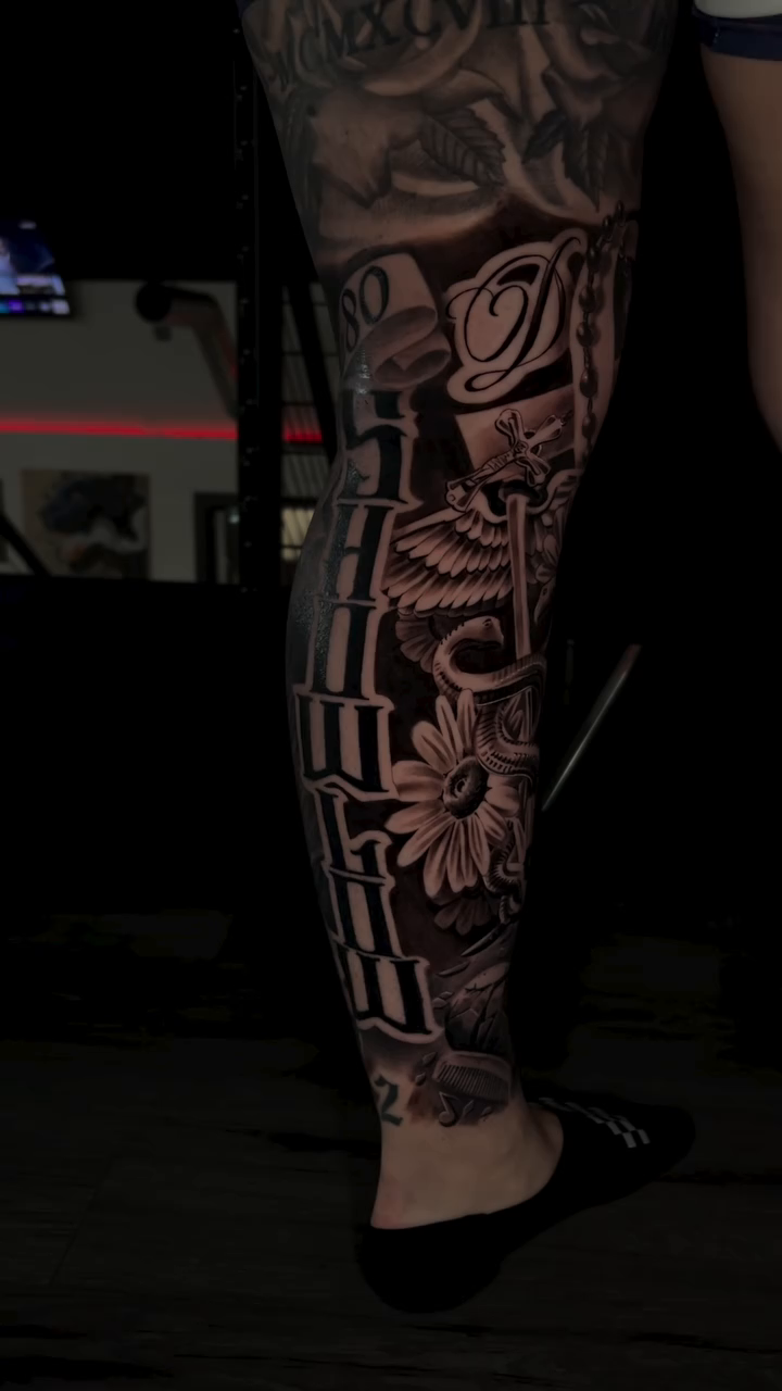 Tattoo by @tattoo_angel — black_and_grey, realism