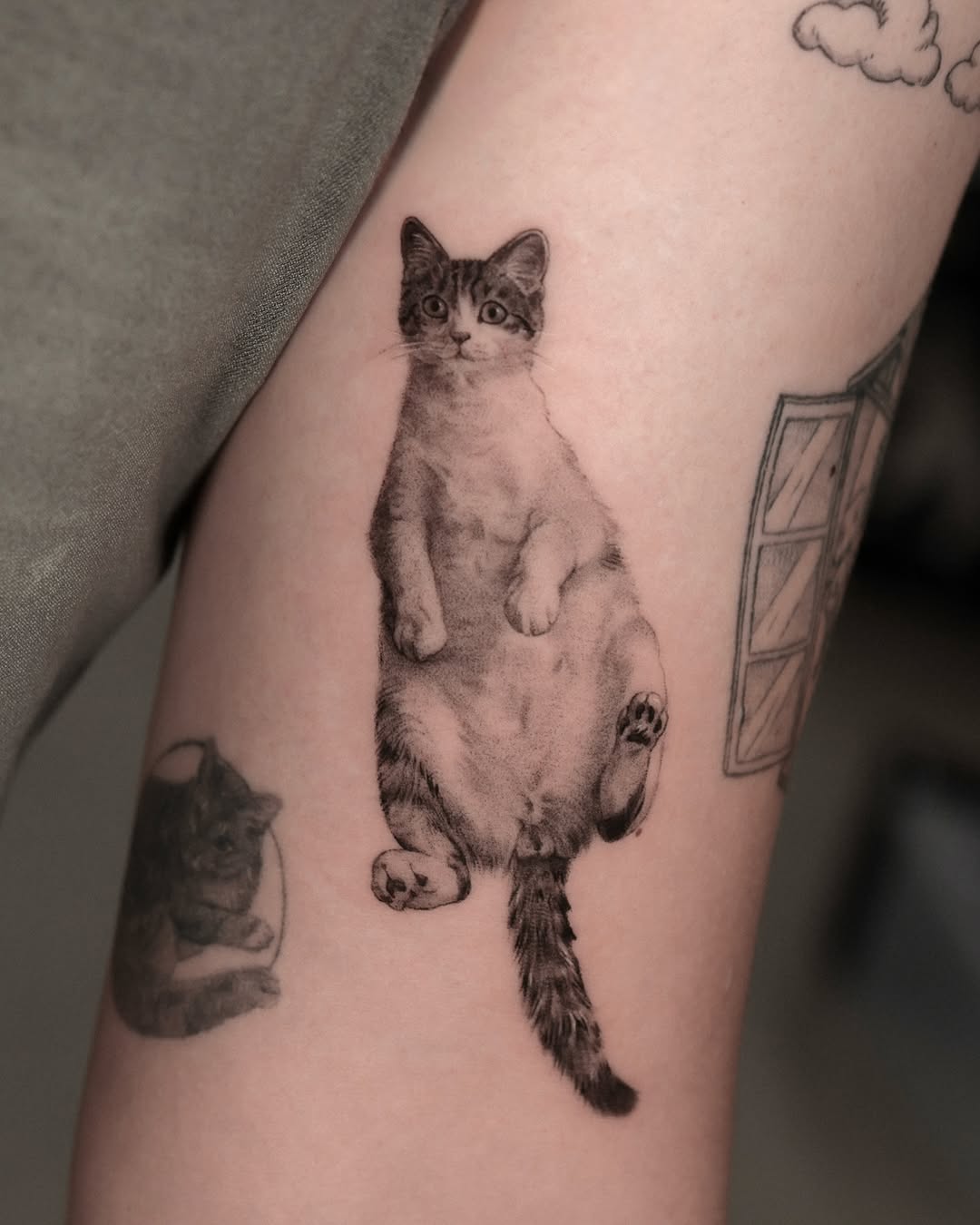 Tattoo by @hoa._.tattoo — realism, black_and_grey