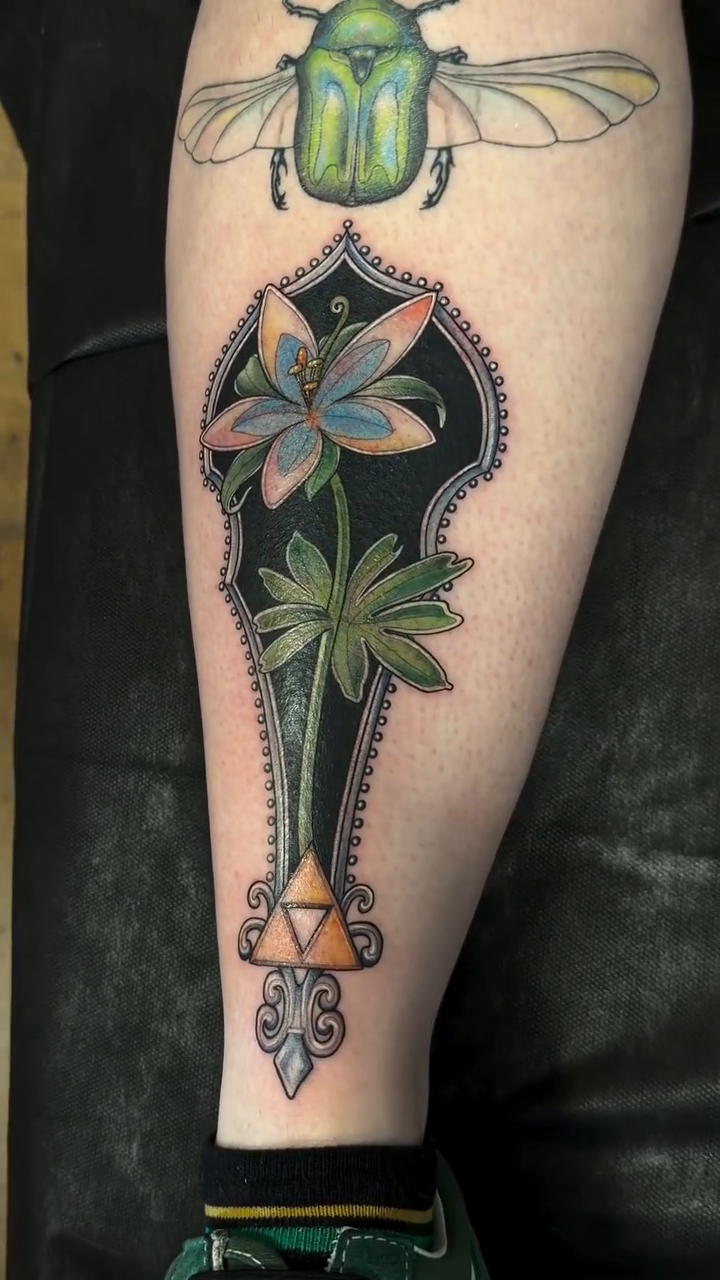 Tattoo by @jadenbelle_j — dotwork