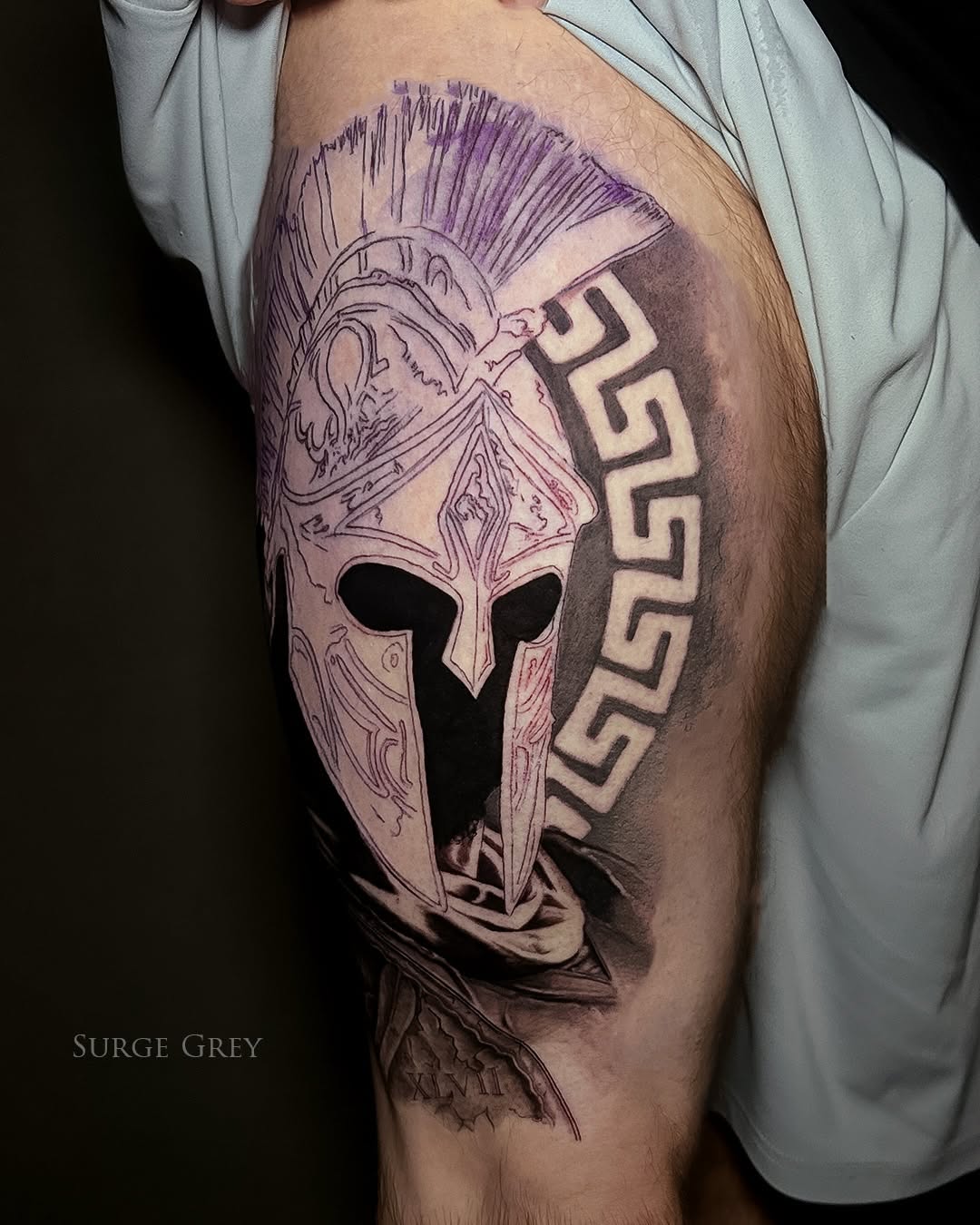 Tattoo by @surgegrey — realism, black_and_grey
