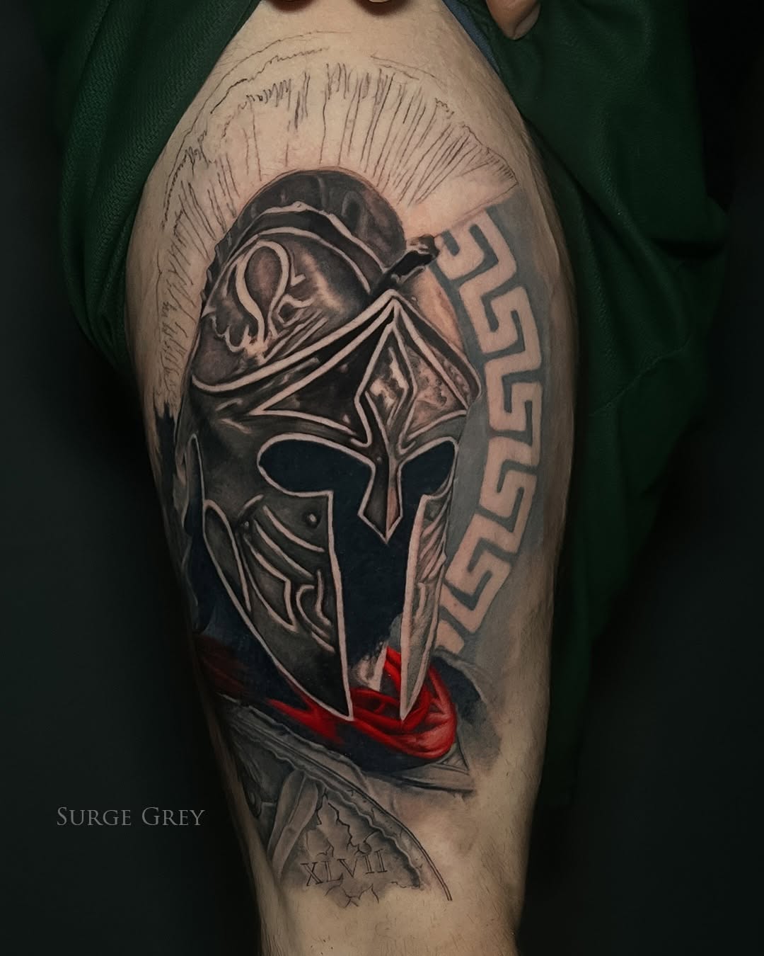 Tattoo by @surgegrey — realism, black_and_grey