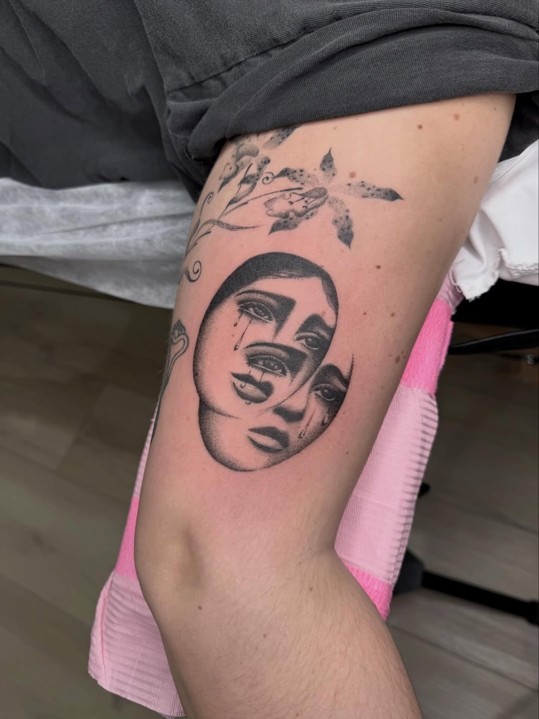 Tattoo by @oneheavytatty — black_and_grey