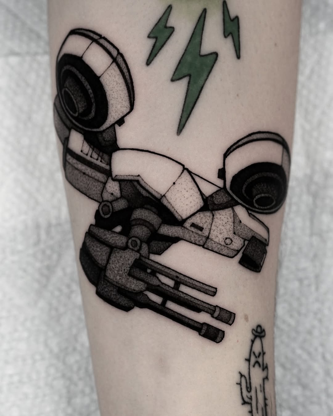 Tattoo by @maxwelllacroix — dotwork, black_and_grey