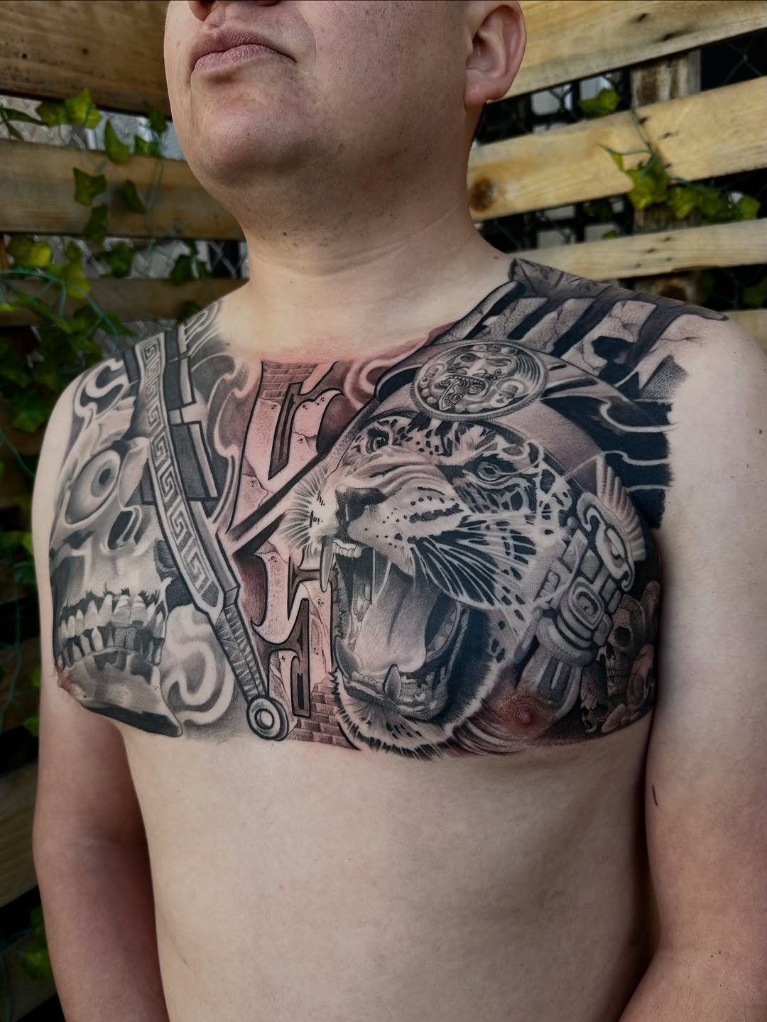 Tattoo by @dmisetattoos โ realism, black_and_grey