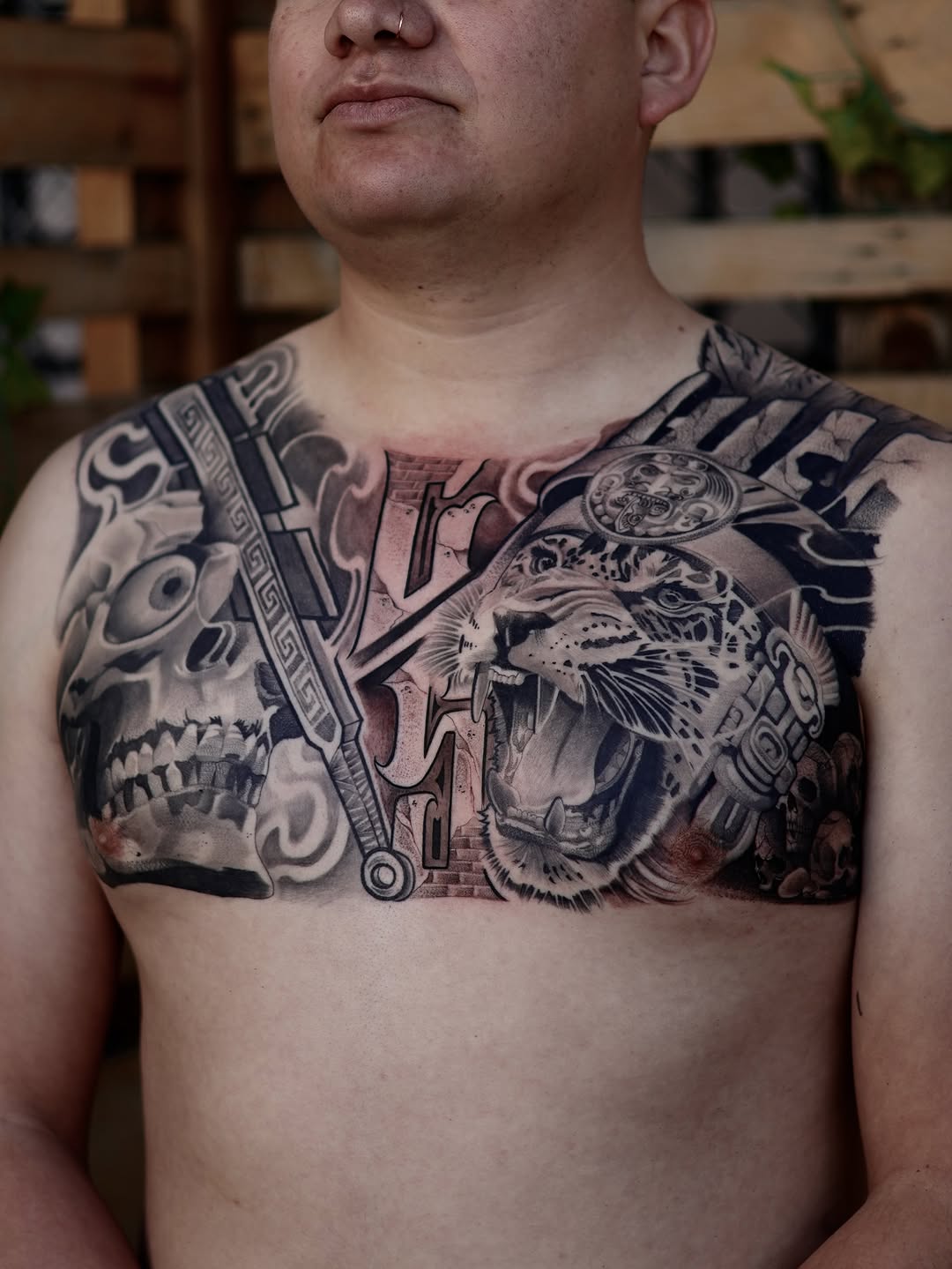 Tattoo by @dmisetattoos โ black_and_grey, realism