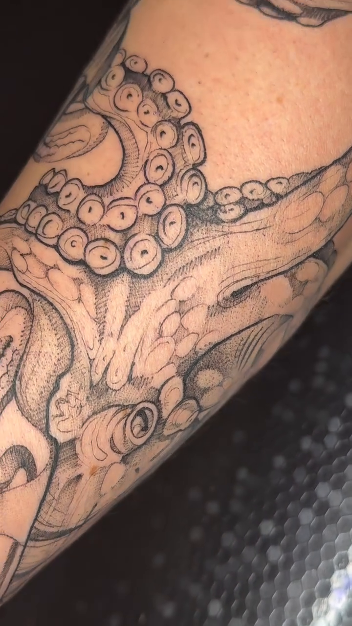 Tattoo by @michelastattoos — black_and_grey, realism