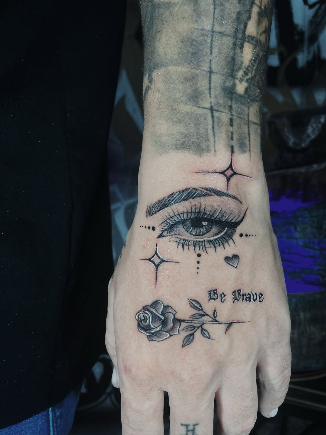 Tattoo by @hawk_tattoo_line — fine_line, black_and_grey