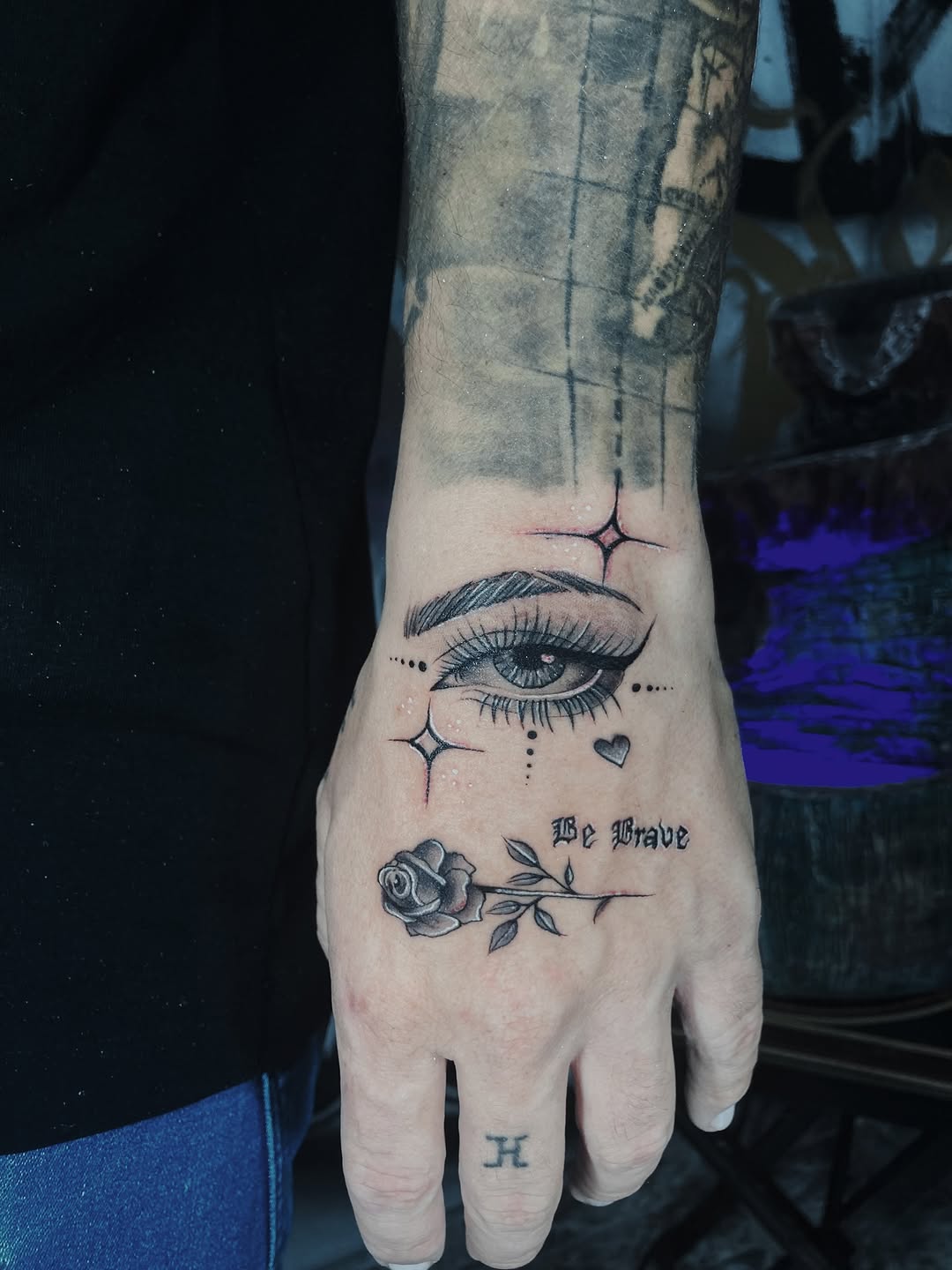 Tattoo by @hawk_tattoo_line — fine_line, black_and_grey
