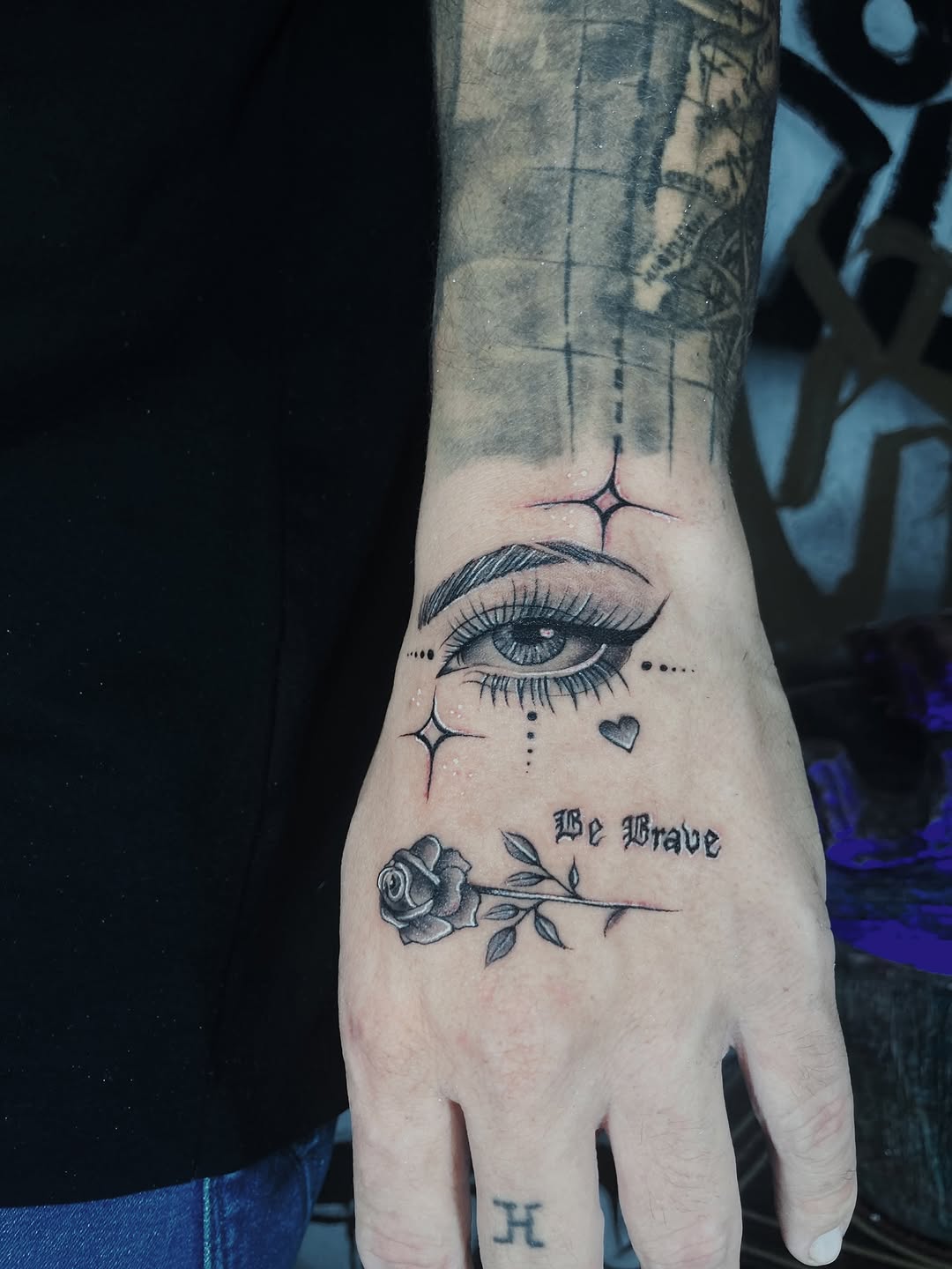 Tattoo by @hawk_tattoo_line — fine_line, black_and_grey