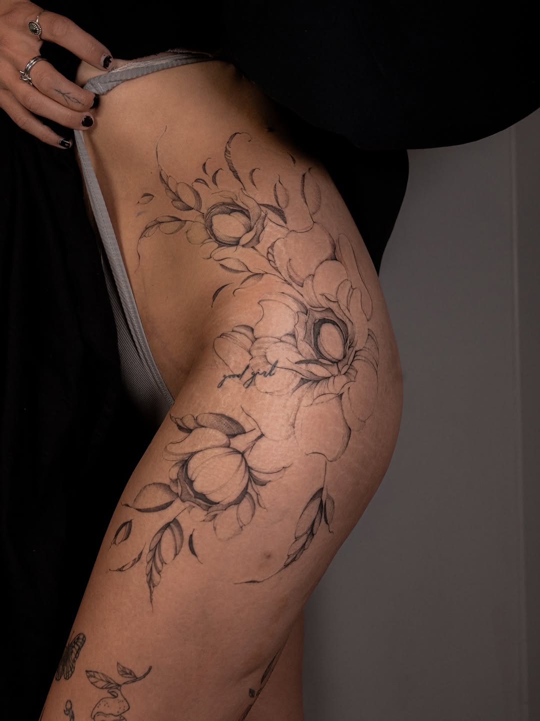 Tattoo by @badlildiva.tattoo — fine_line, lettering_script