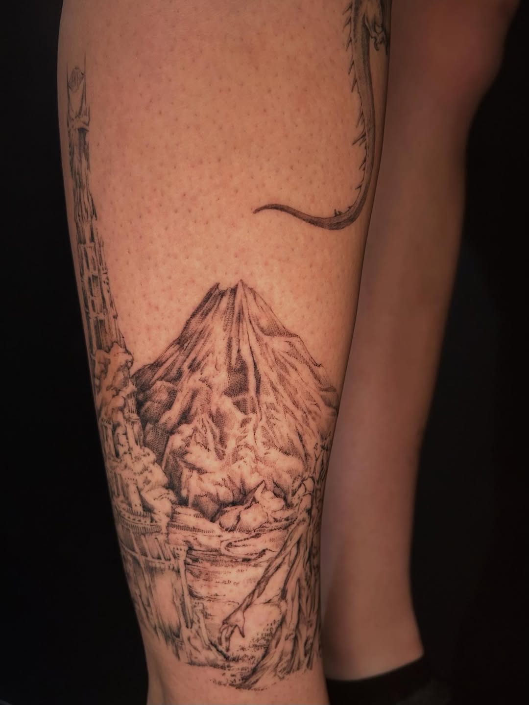 Tattoo by @mae.tattoo — realism, black_and_grey