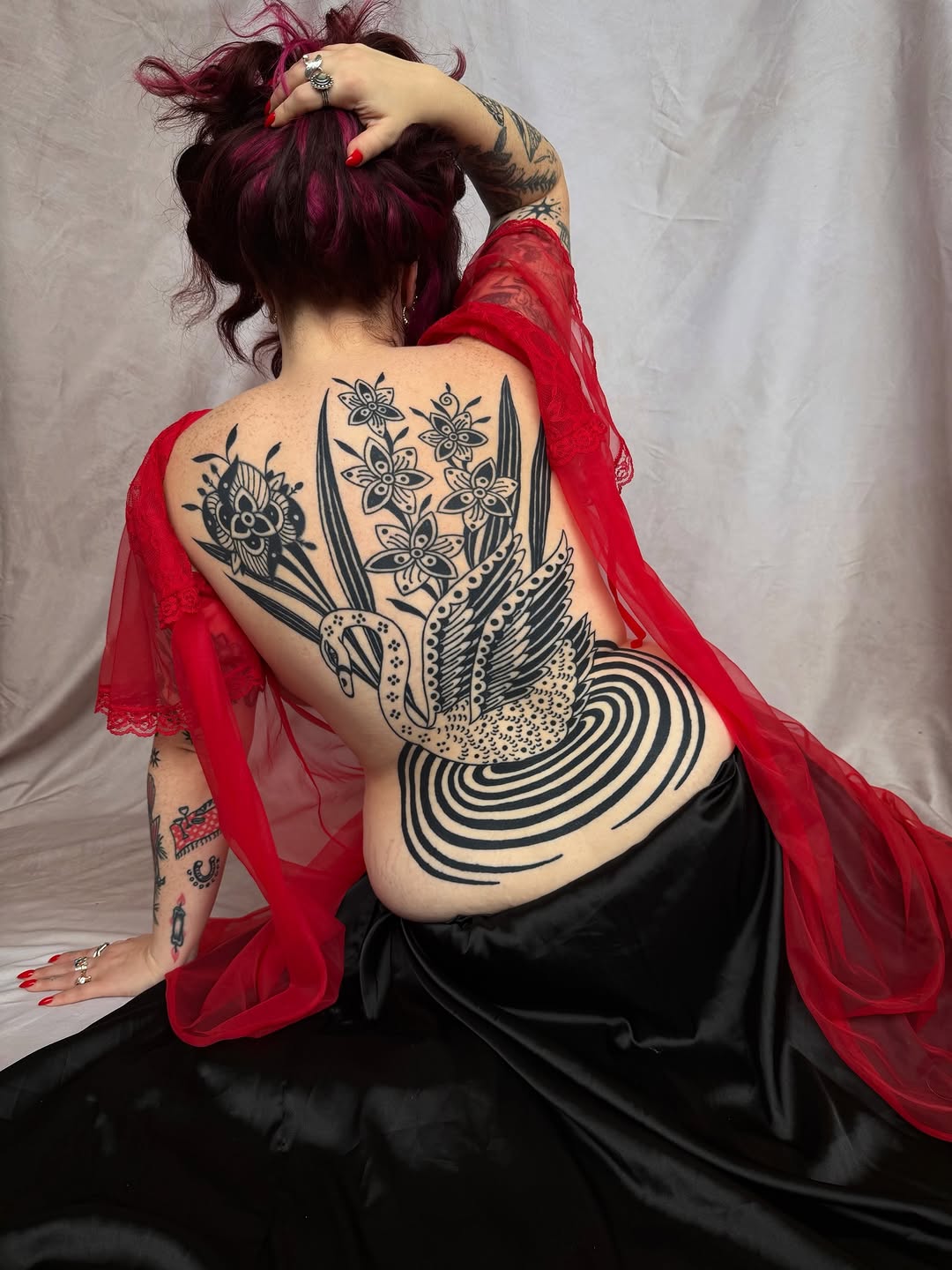 Tattoo by @cosmic___karma โ blackwork, ornamental