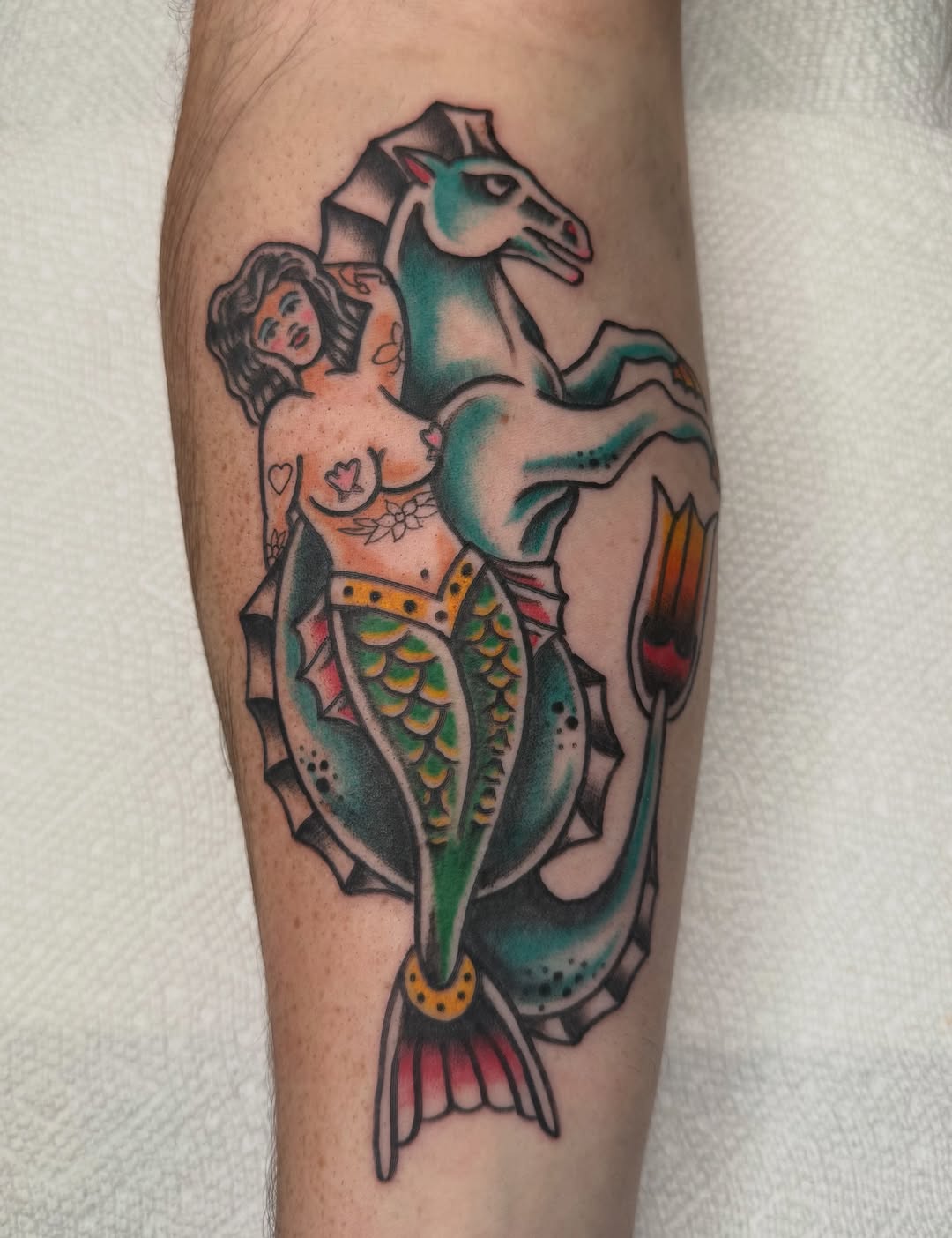 Tattoo by @_bananaz._ — american_traditional, illustrative