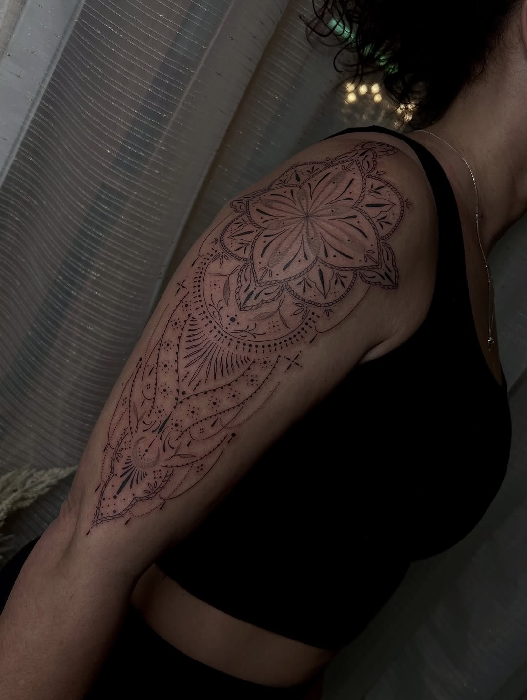 Tattoo by @inkbyjustene โ geometric, ornamental