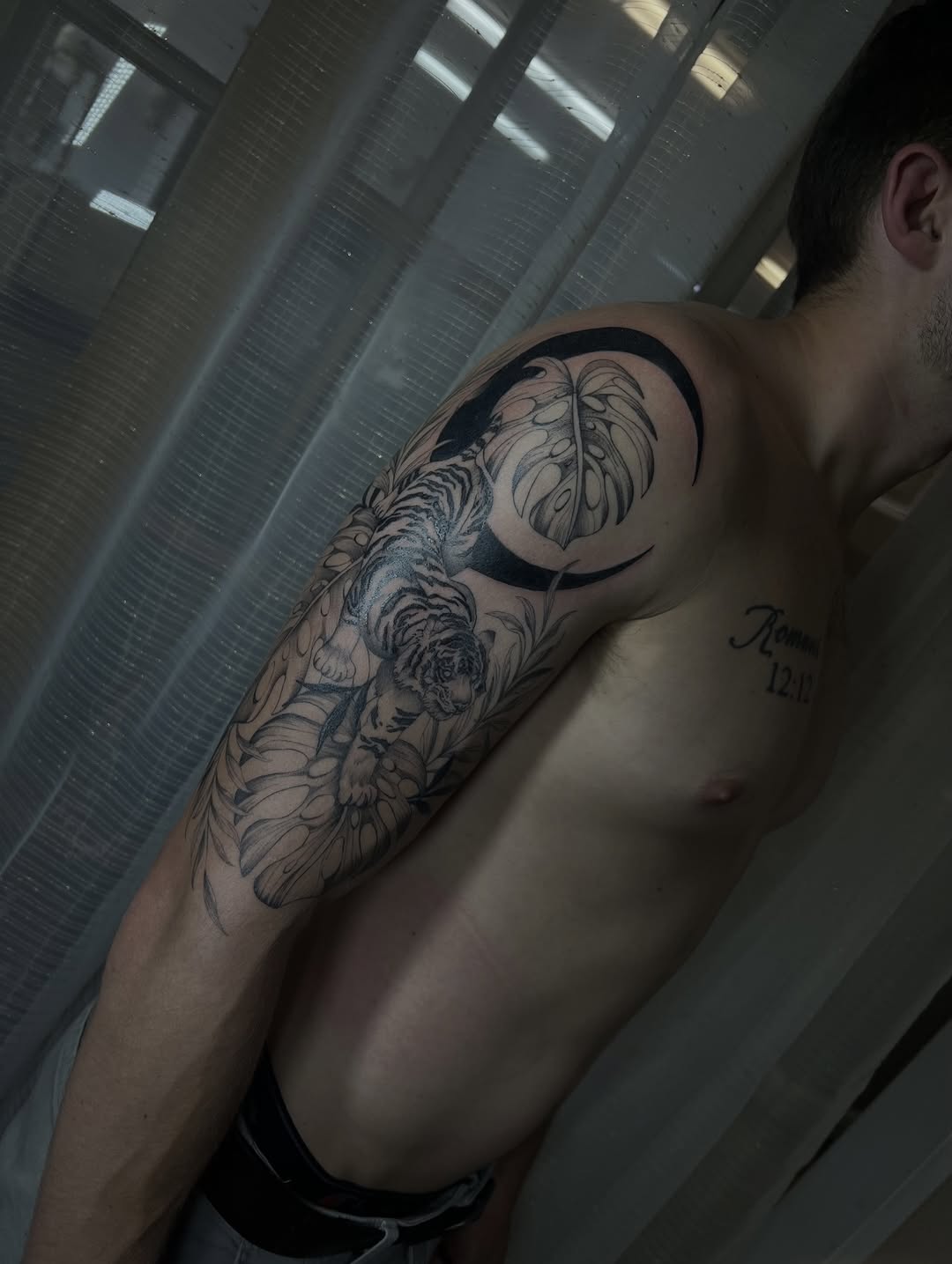 Tattoo by @inkbyjustene โ black_and_grey, realism