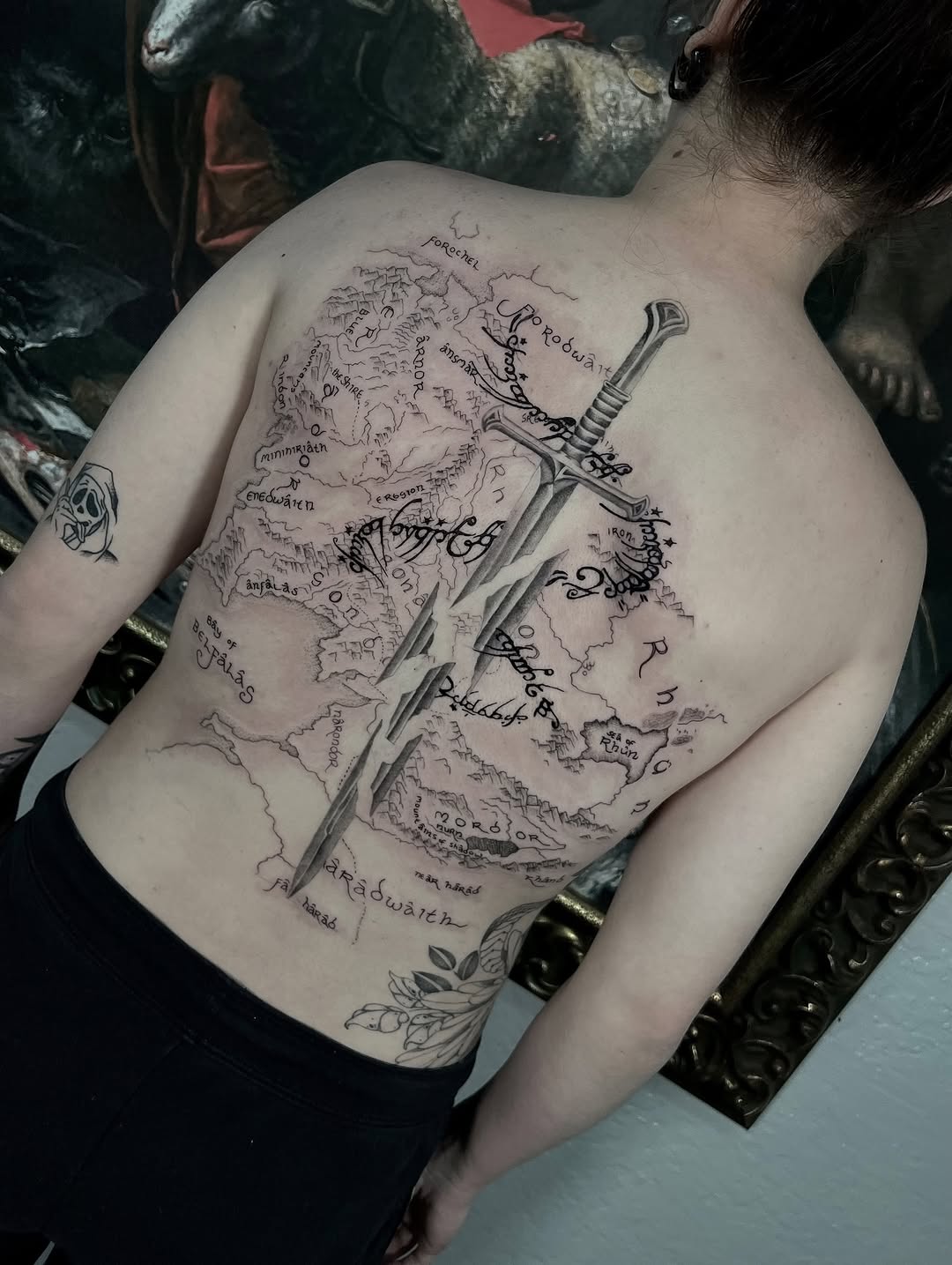 Tattoo by @inkbyjustene โ black_and_grey, realism