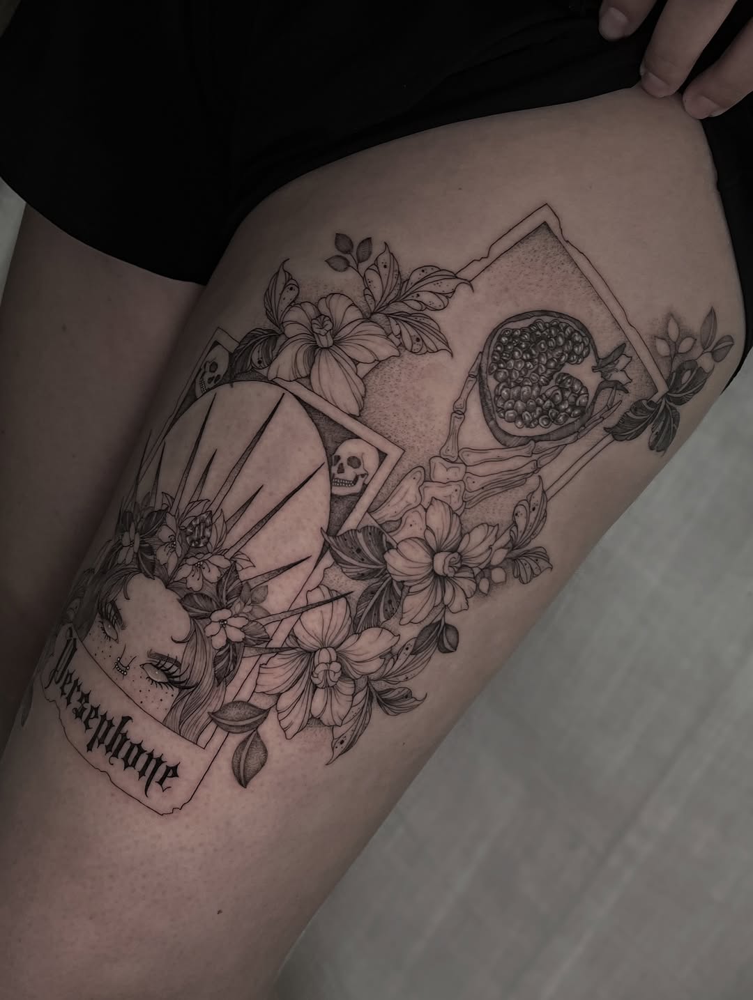 Tattoo by @inkbyjustene โ black_and_grey, realism