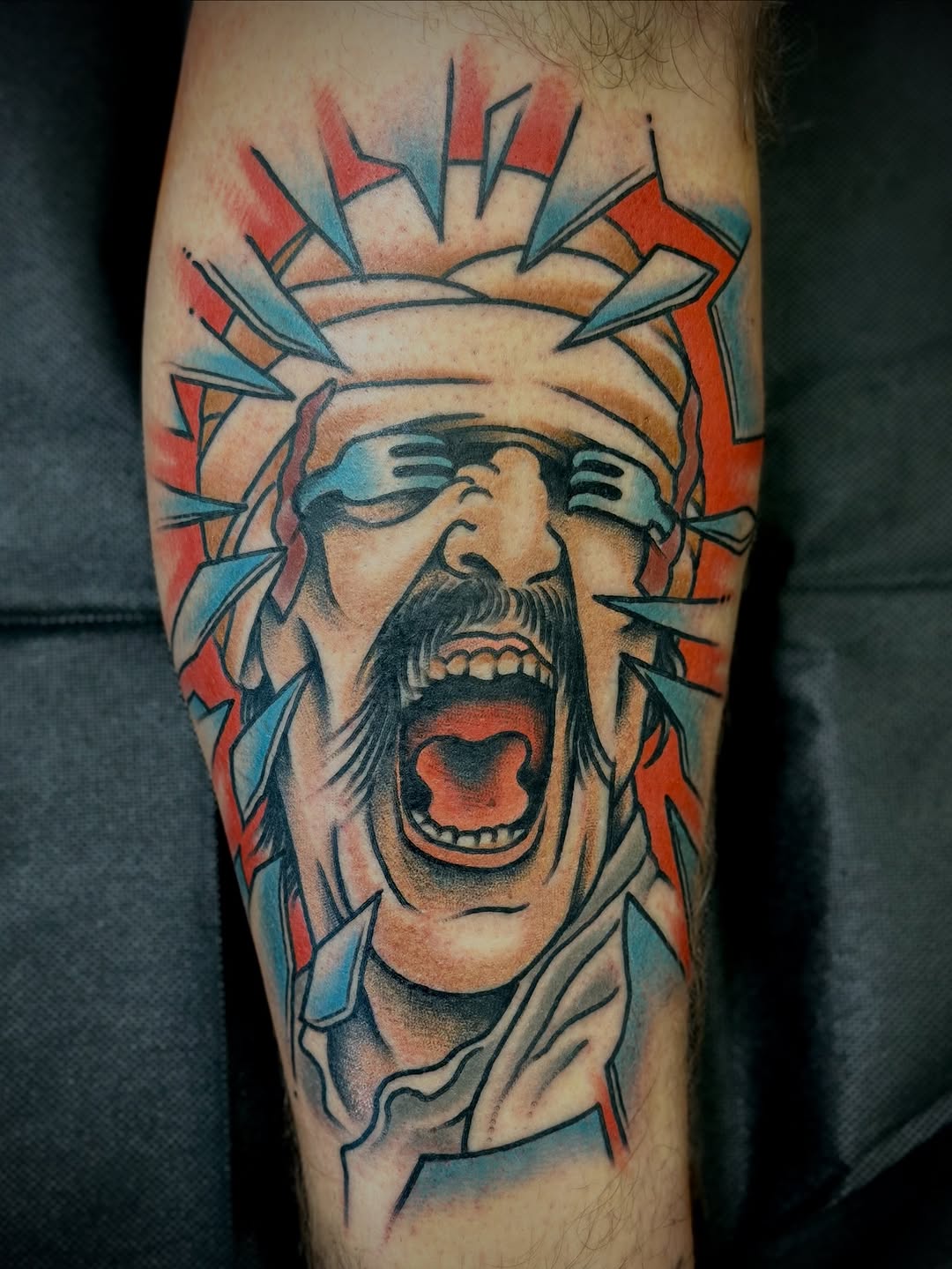 Tattoo by @t_hundahl — trash_polka, new_school